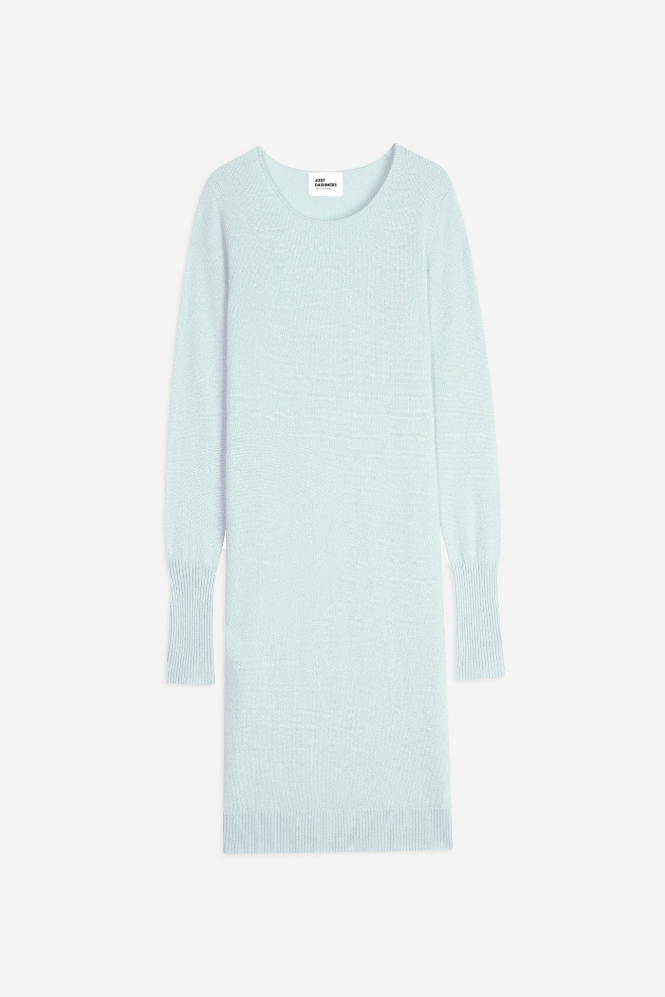 SUSAN dress with round neckline in baby blue