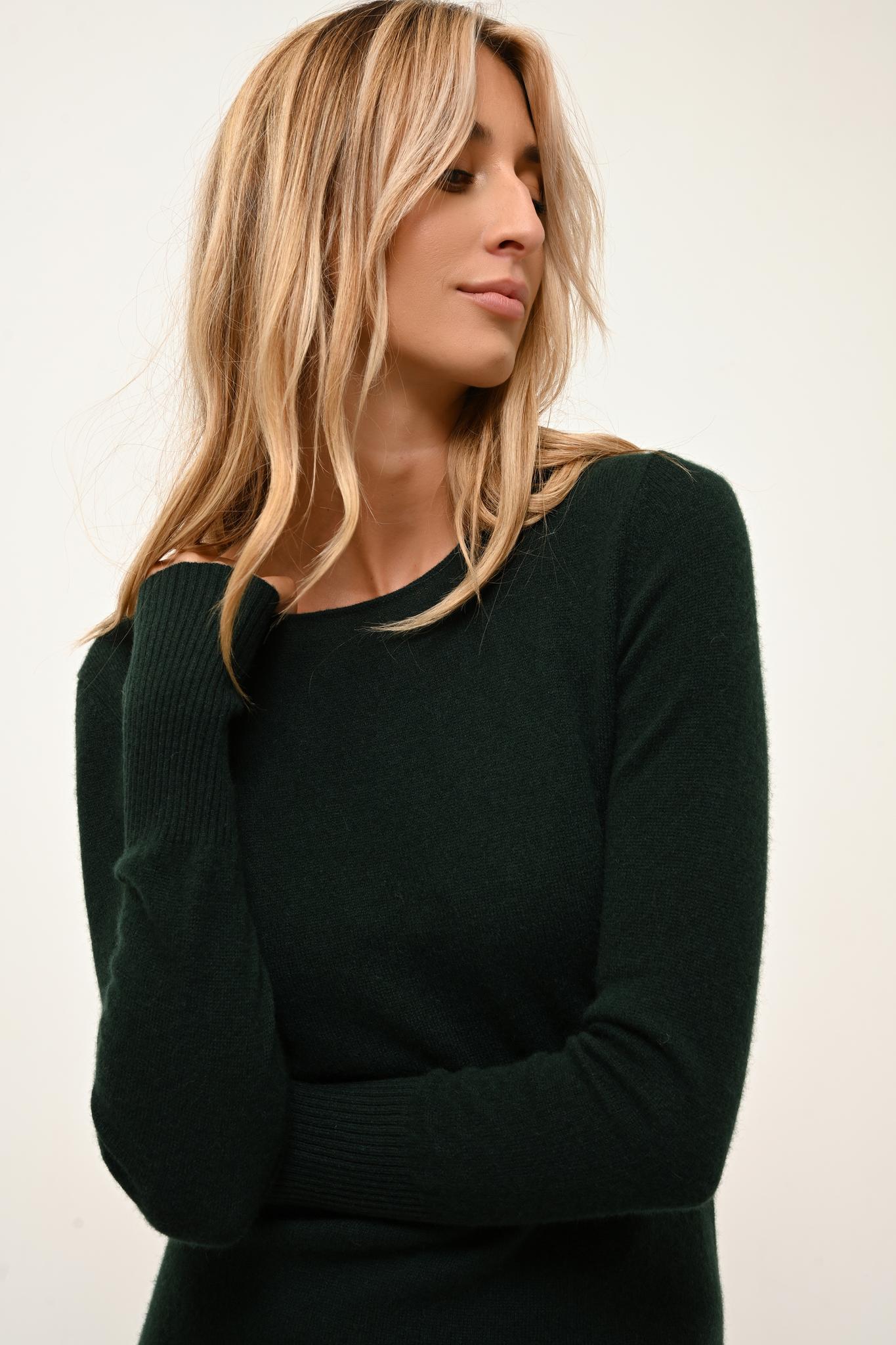 SUSAN round-neck cypress dress