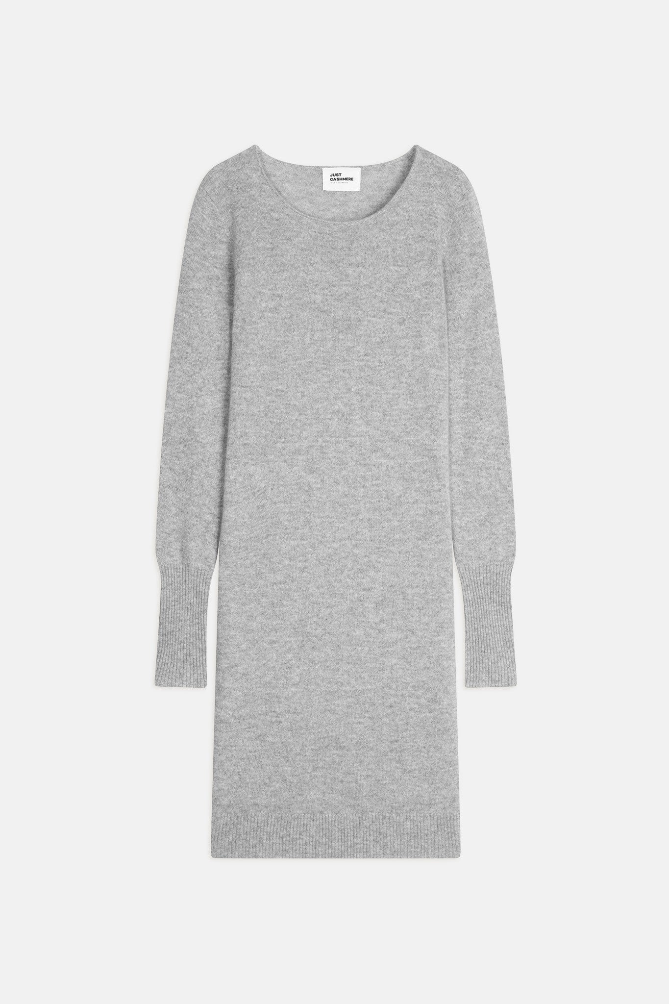 susan robe col rond nuage chiné