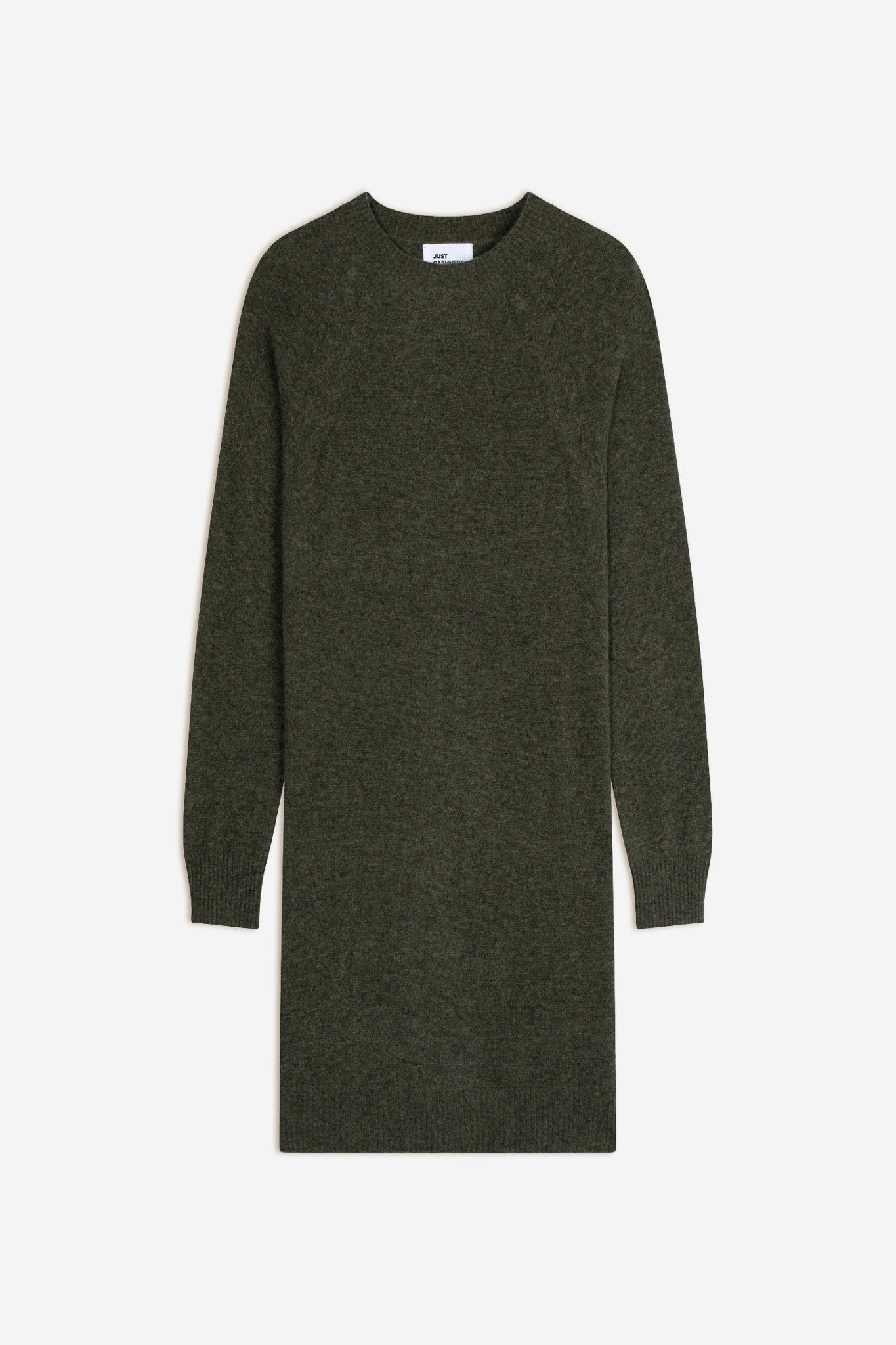 sylvie robe courte col rond army chiné