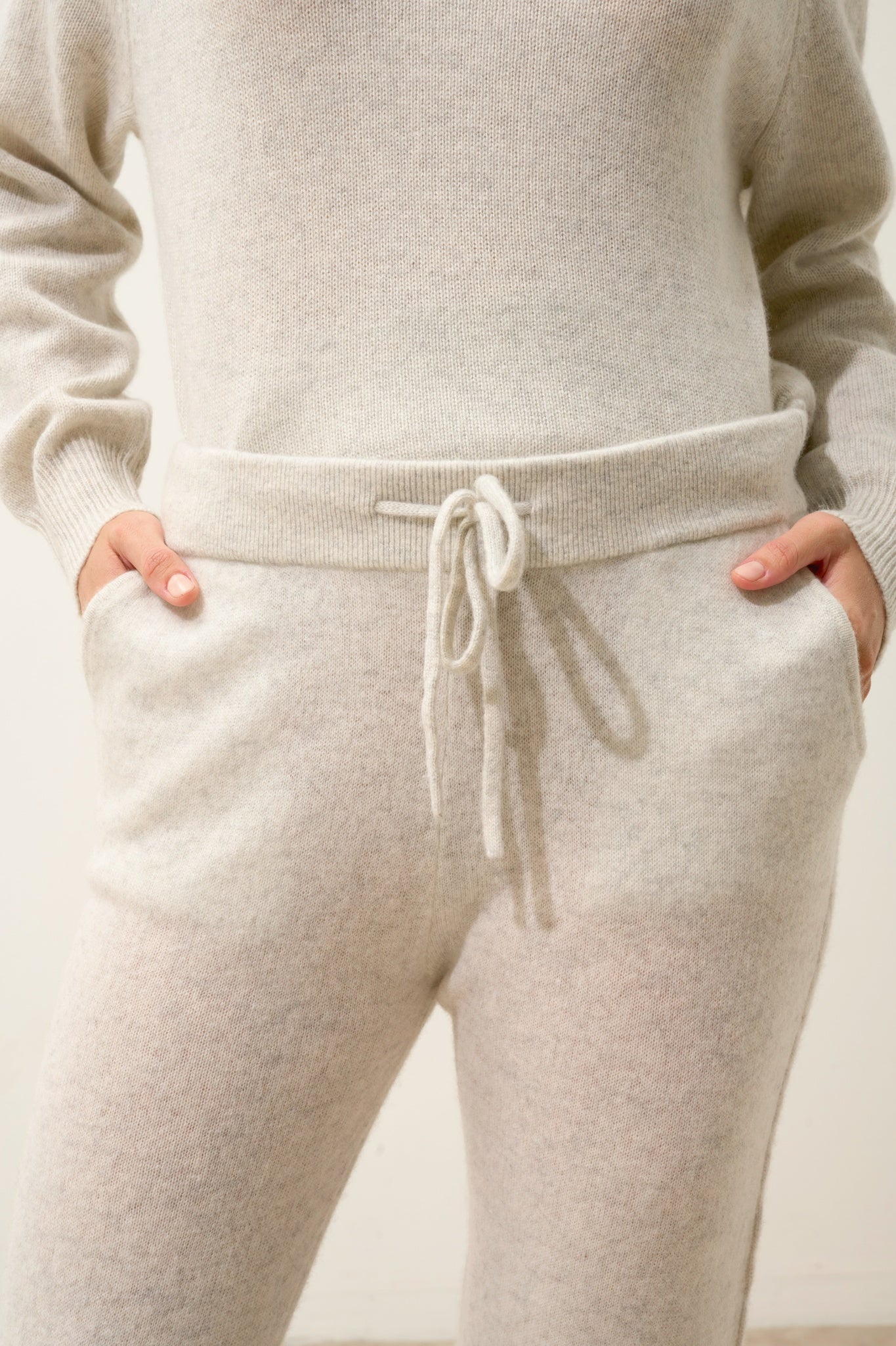 TALIA jogging gris perle chiné