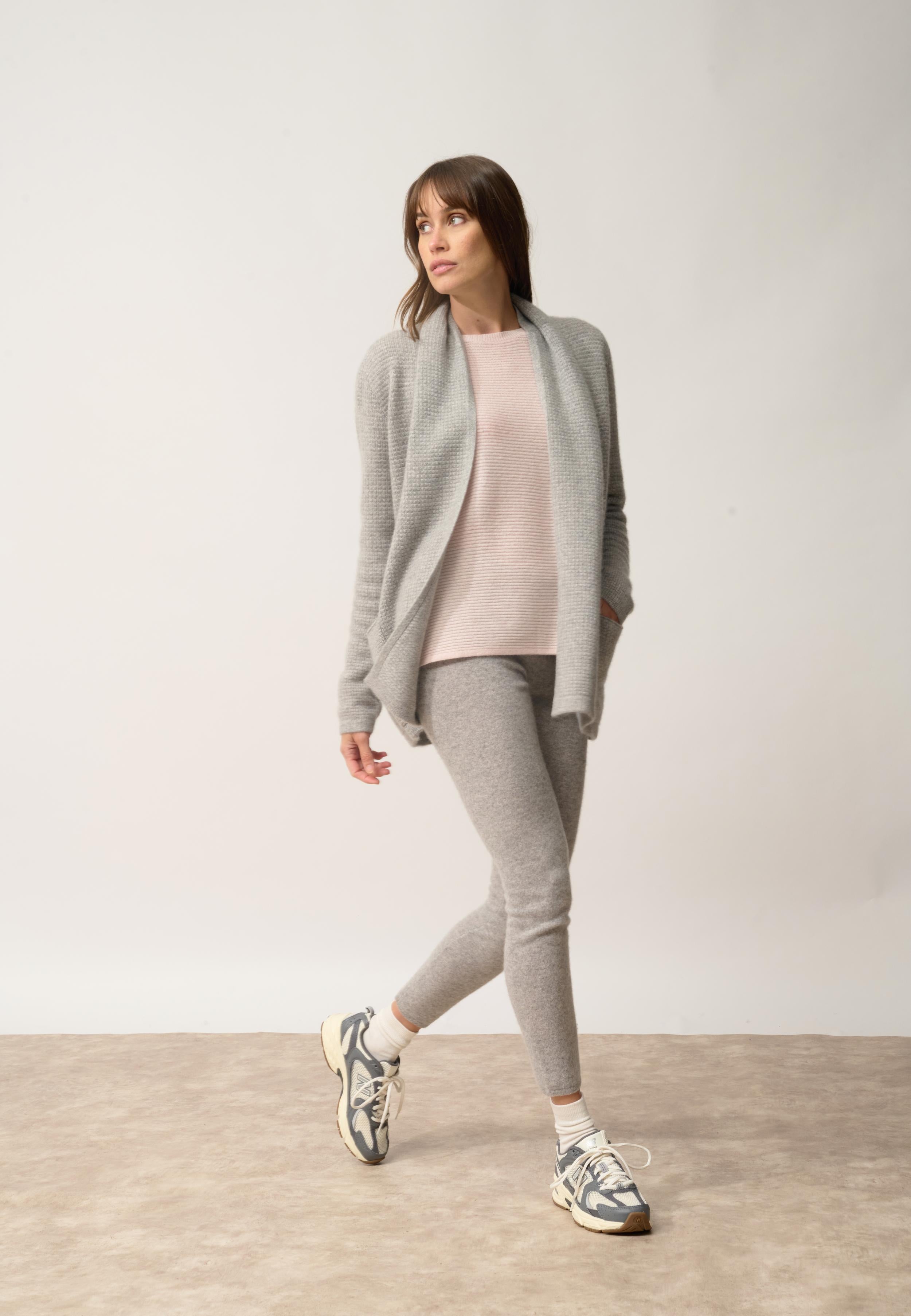 TARAPOTO shawl-collared mottled cloud jacket