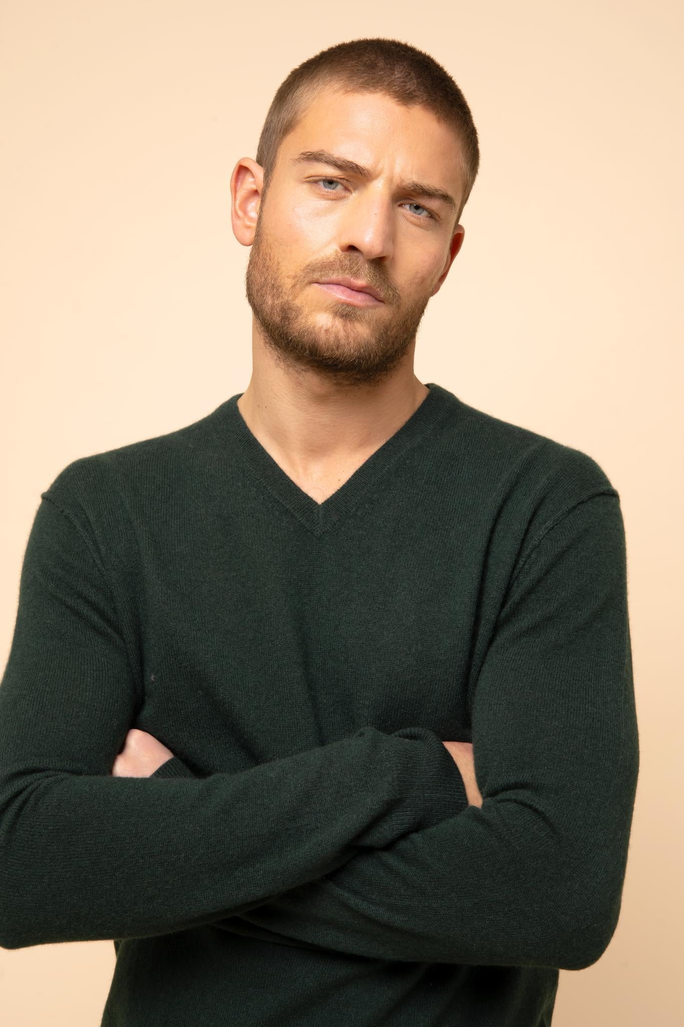 TOM v-neck sweater cypress