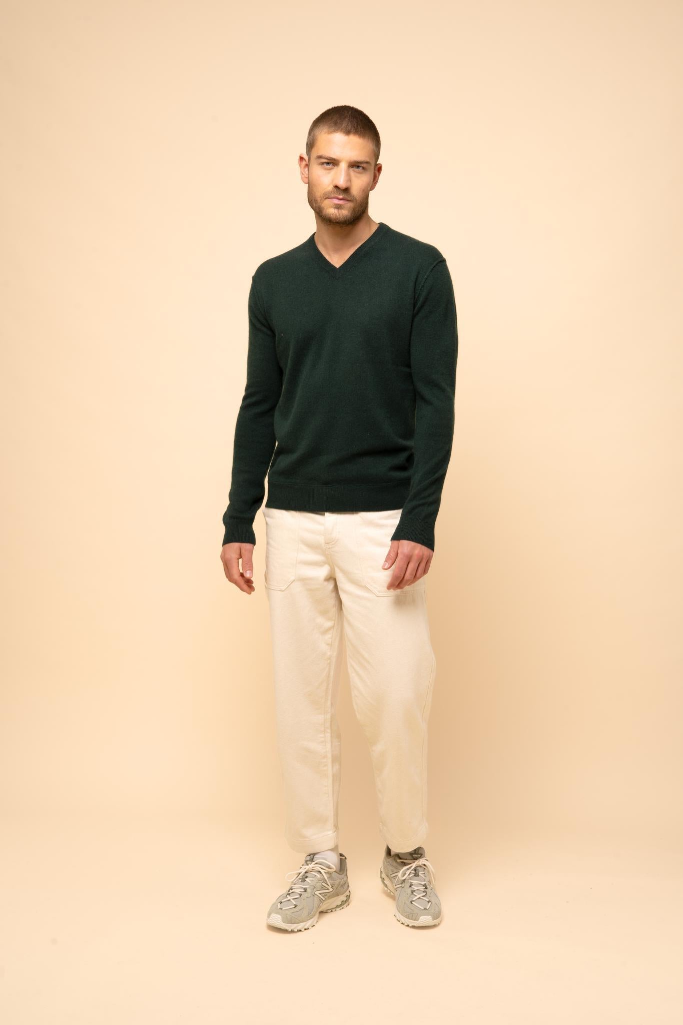 TOM v-neck sweater cypress
