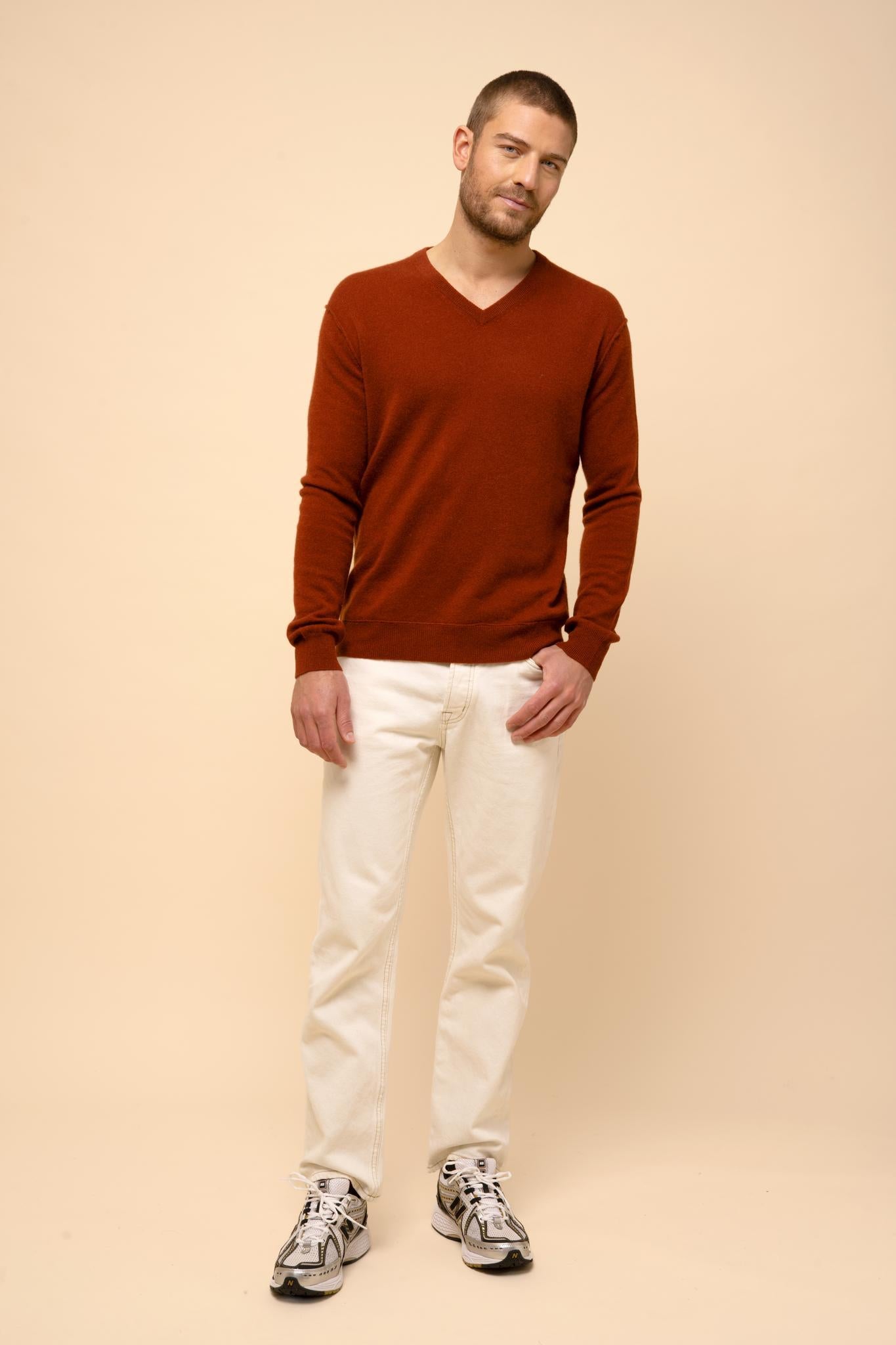 TOM v-neck sweater squirrel