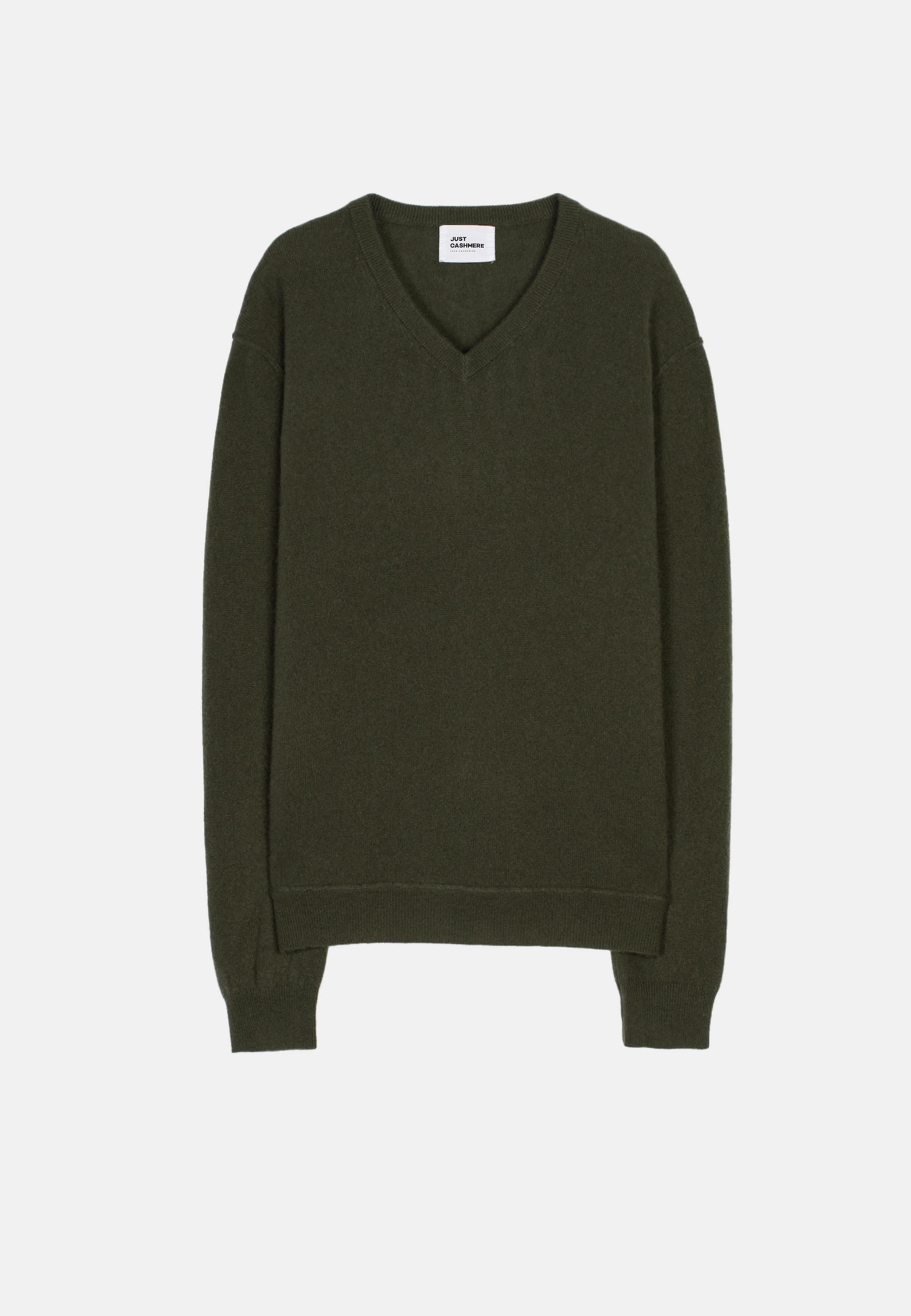 TOM khaki v-neck sweater