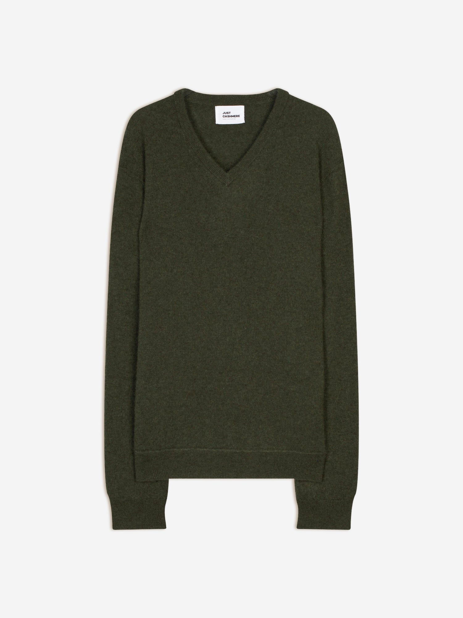 TOM v-neck sweater khaki mottled