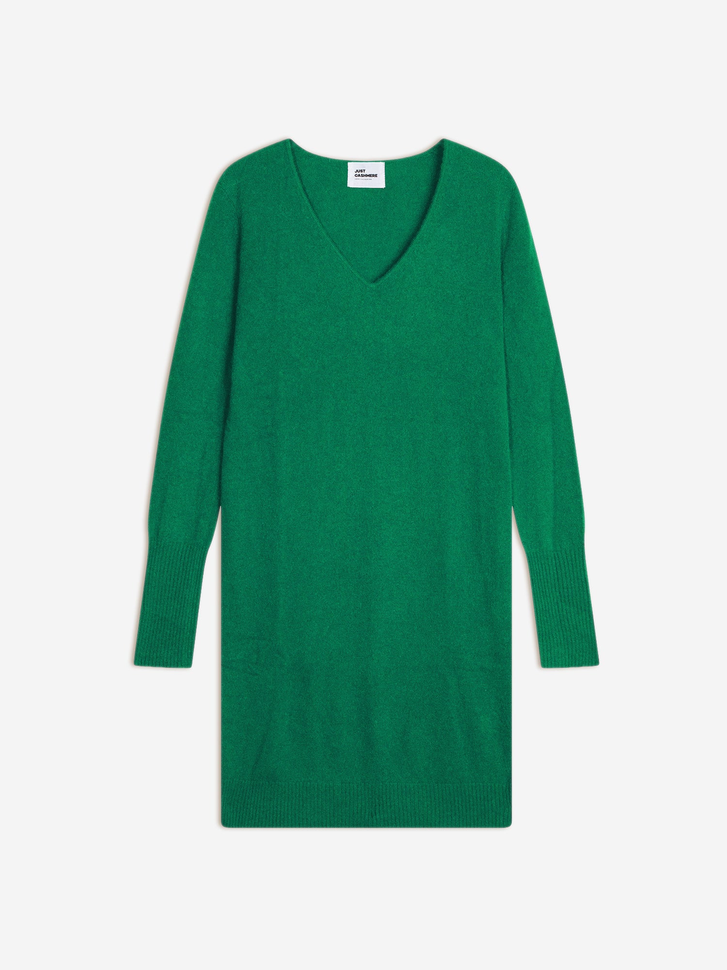 TRACY robe col v menthe