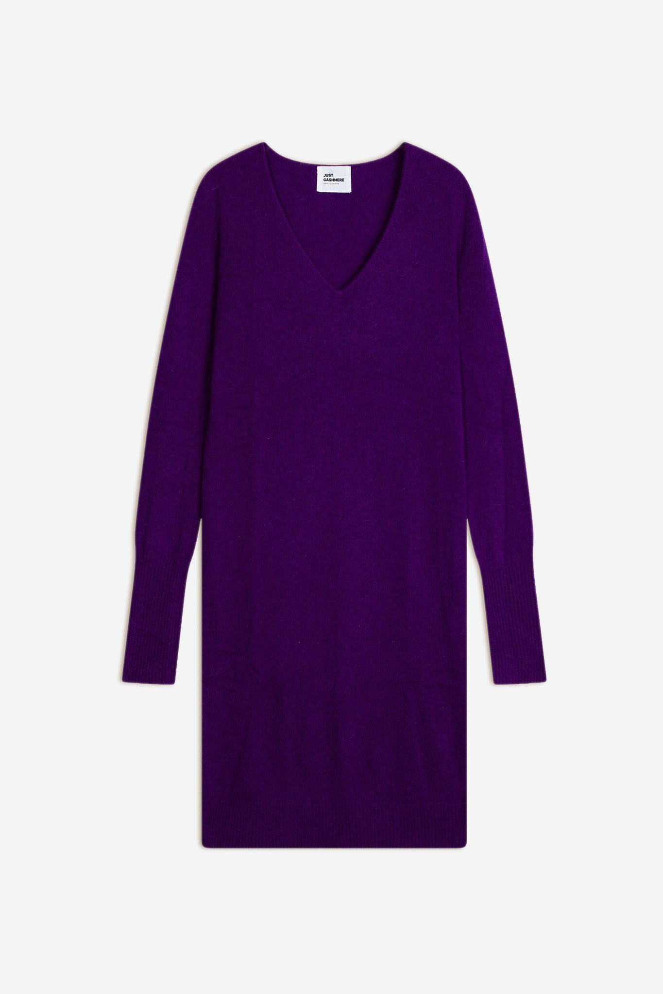 tracy robe col v violette