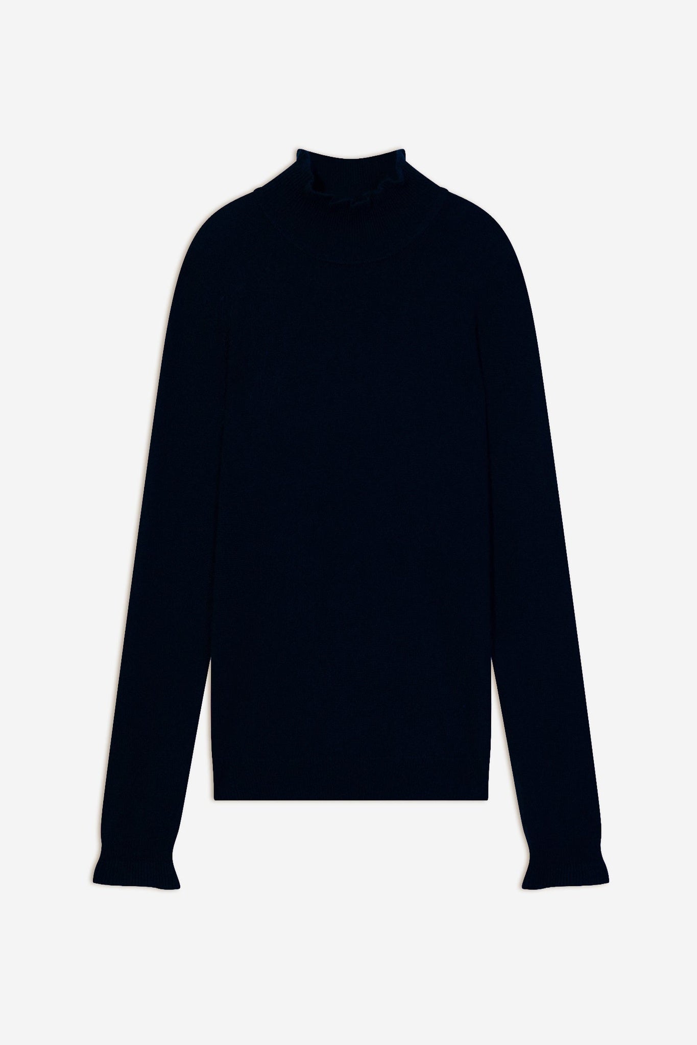 TRILA high neck sweater navy
