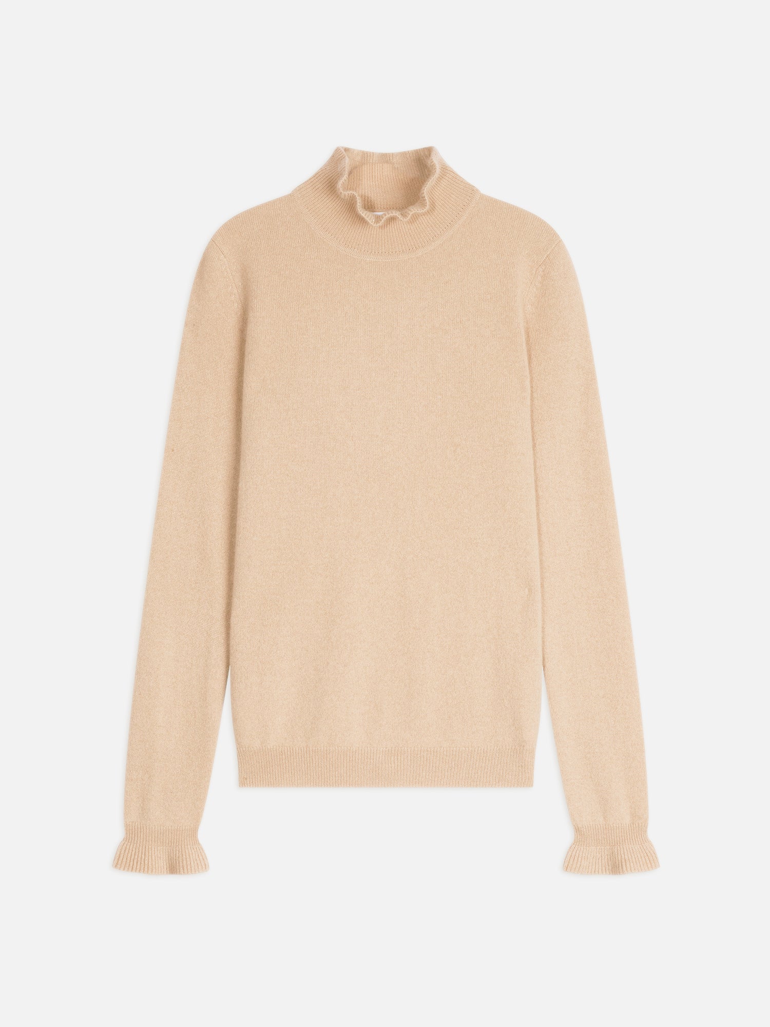 TRILA pull col montant sable