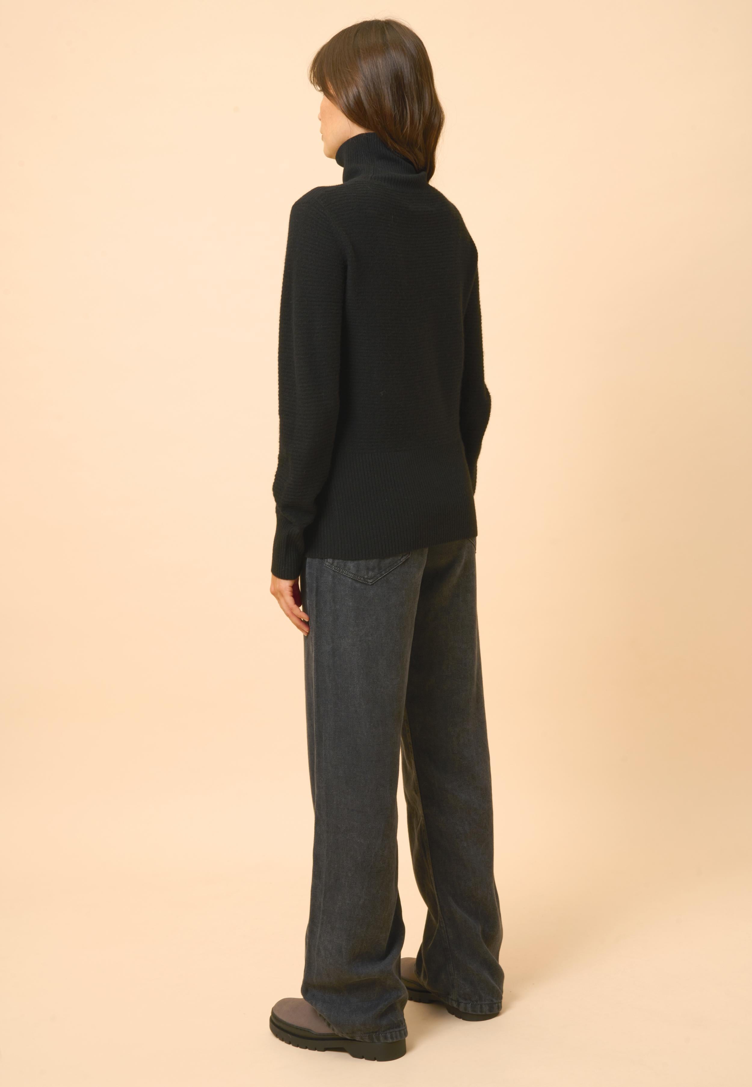 UDNY pull col roulé noir