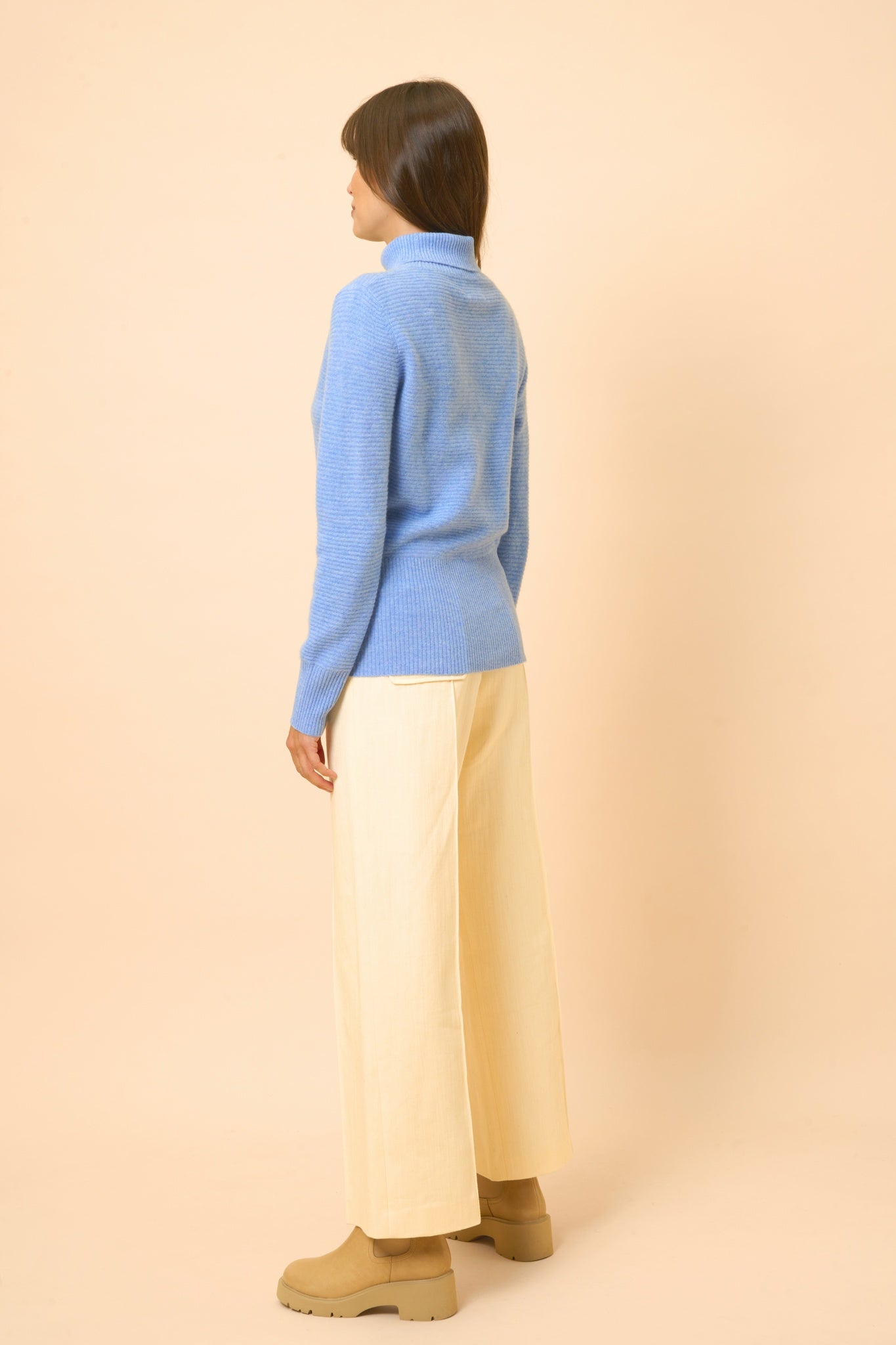 UDNY pull col roulé sky