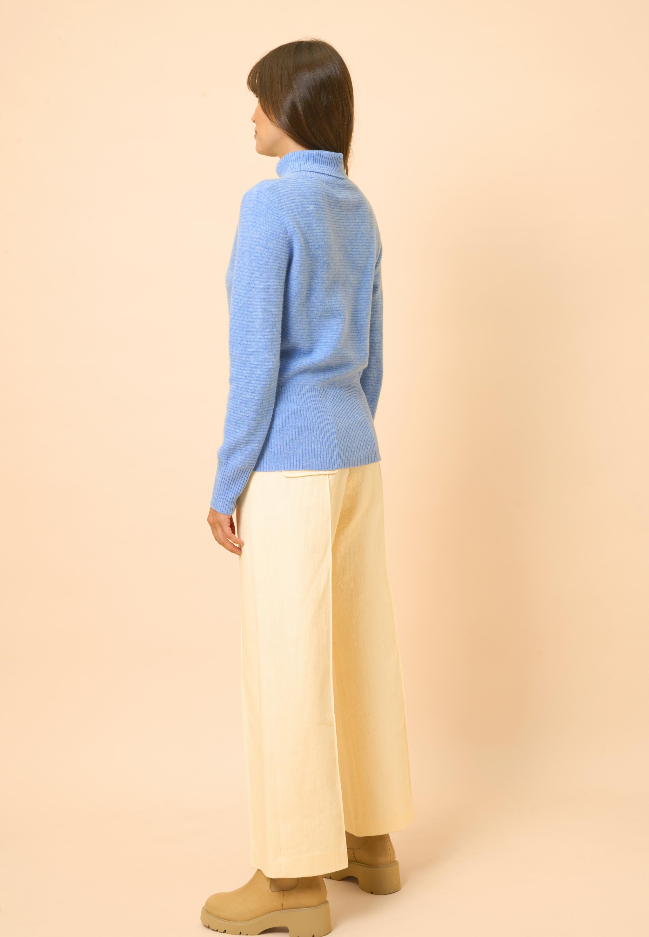 UDNY sky turtleneck sweater