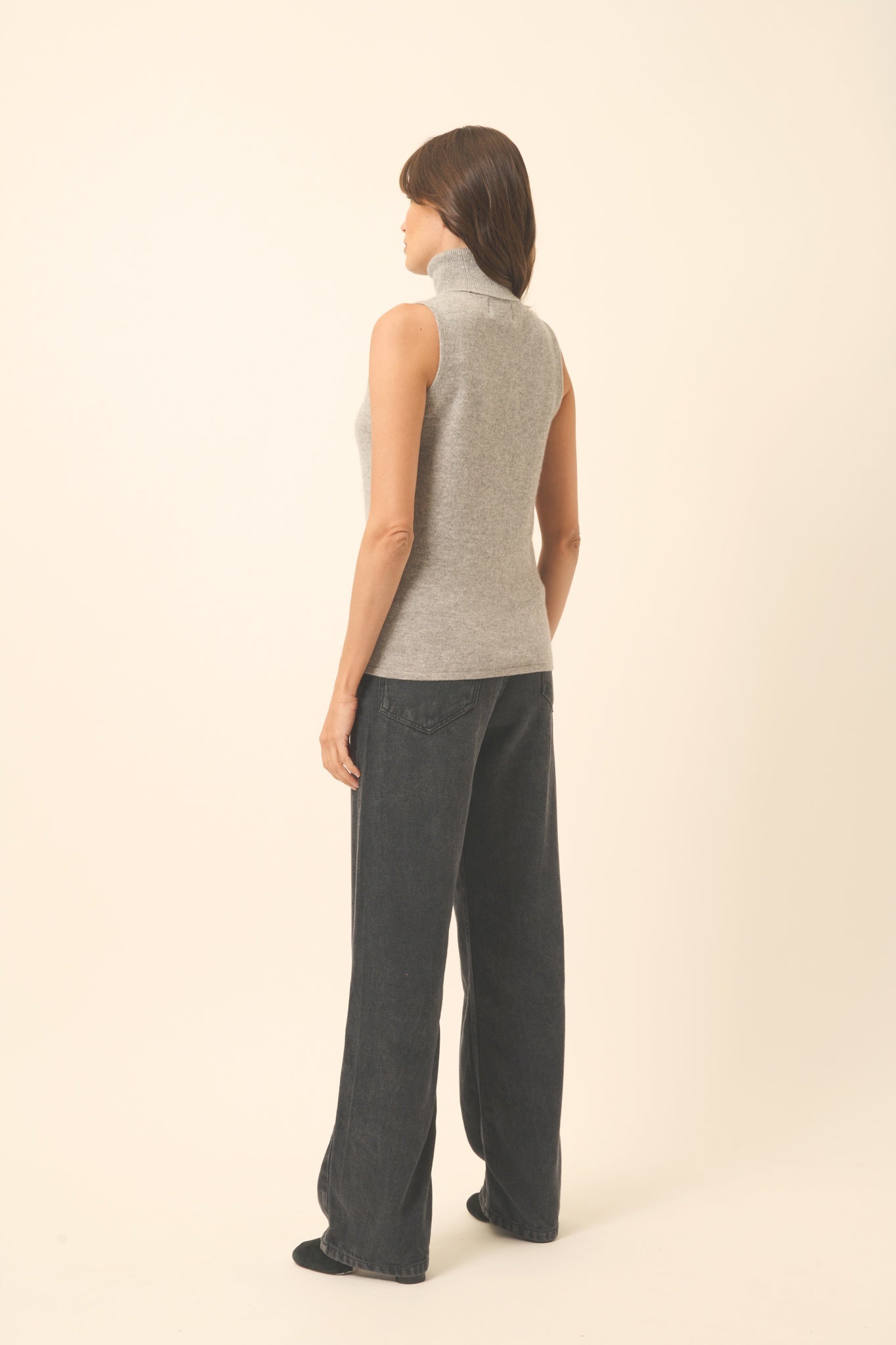 VIOLET cloudy turtleneck sweater