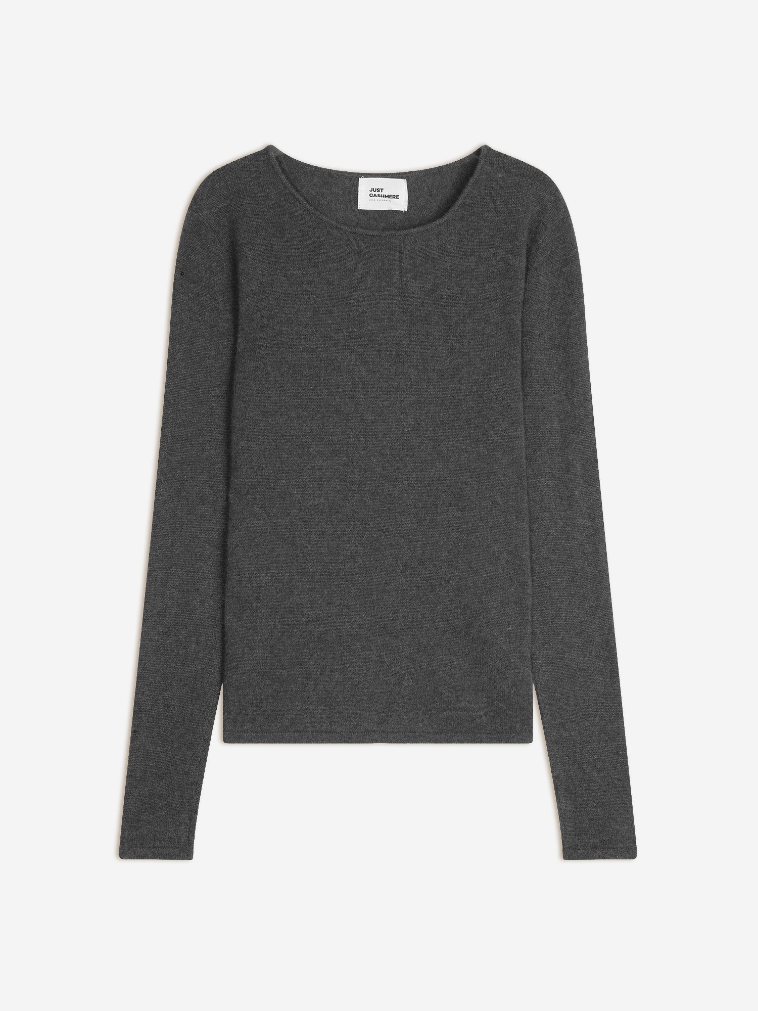 VIVIAN pull col rond anthracite chiné