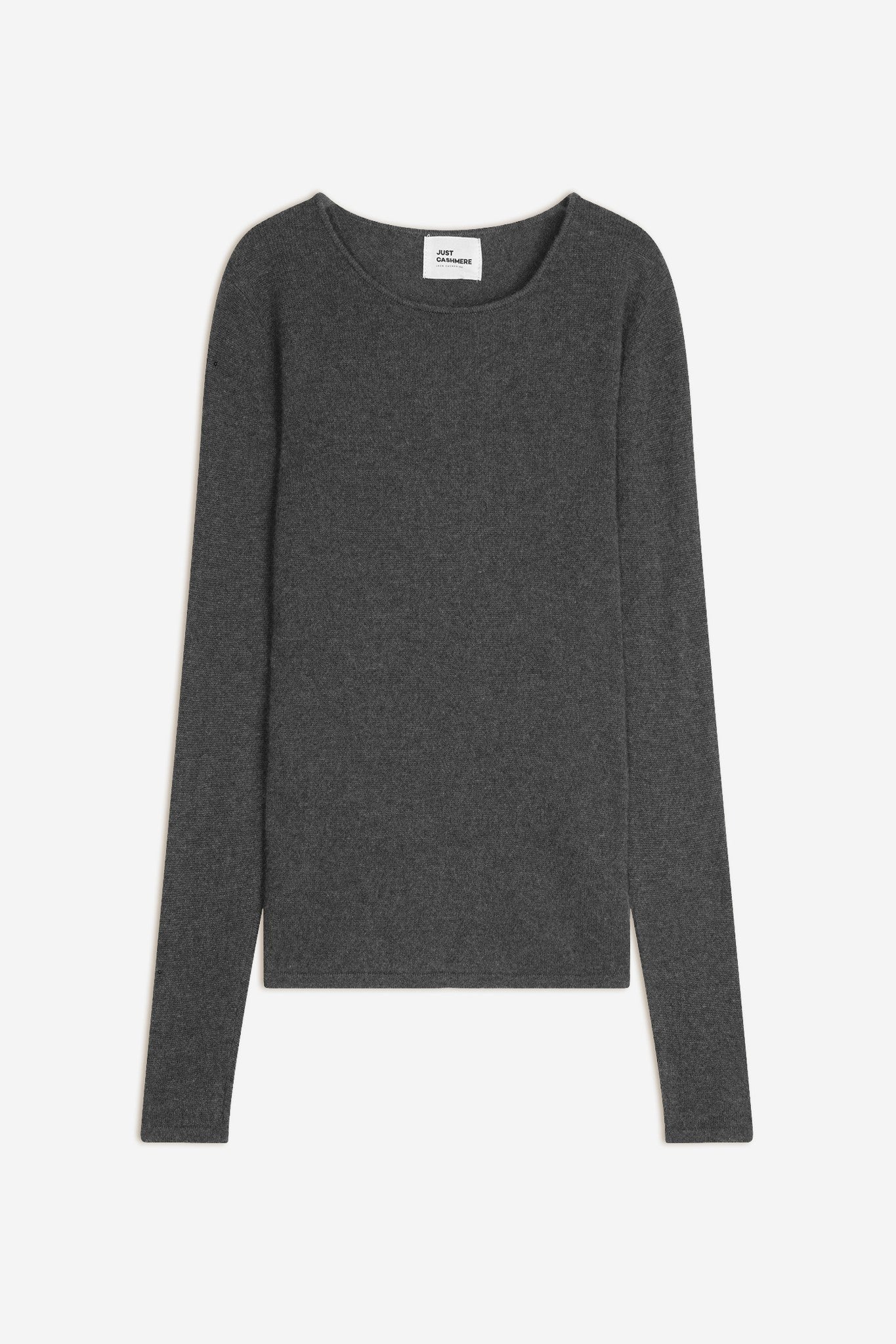 vivian pull col rond anthracite chiné