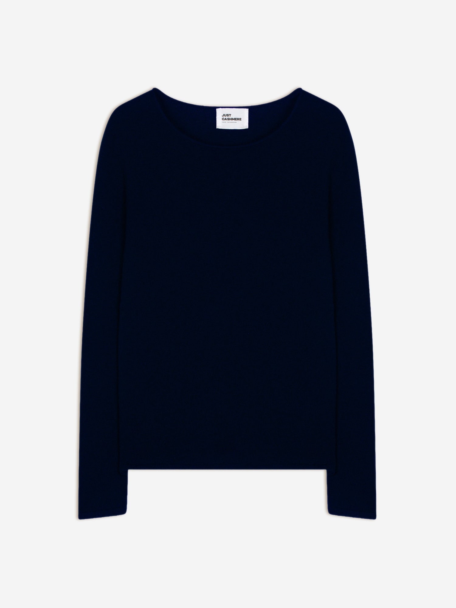 VIVIAN navy round-neck sweater