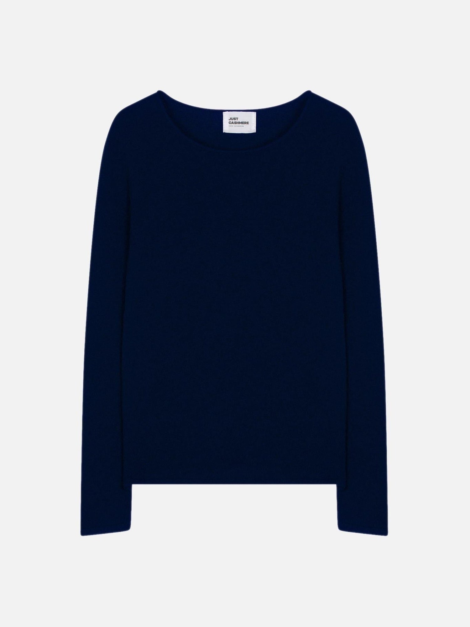 VIVIAN navy round-neck sweater