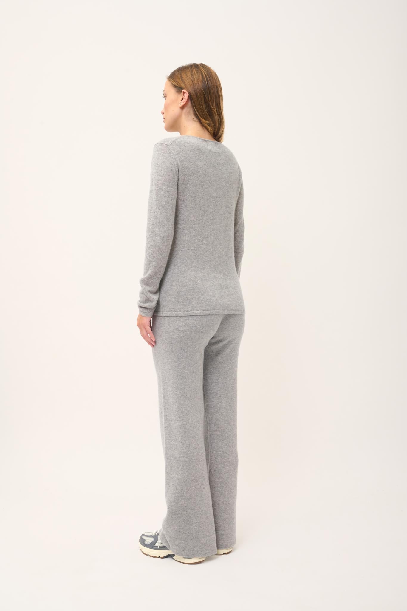 VIVIAN round-neck sweater nuage chiné