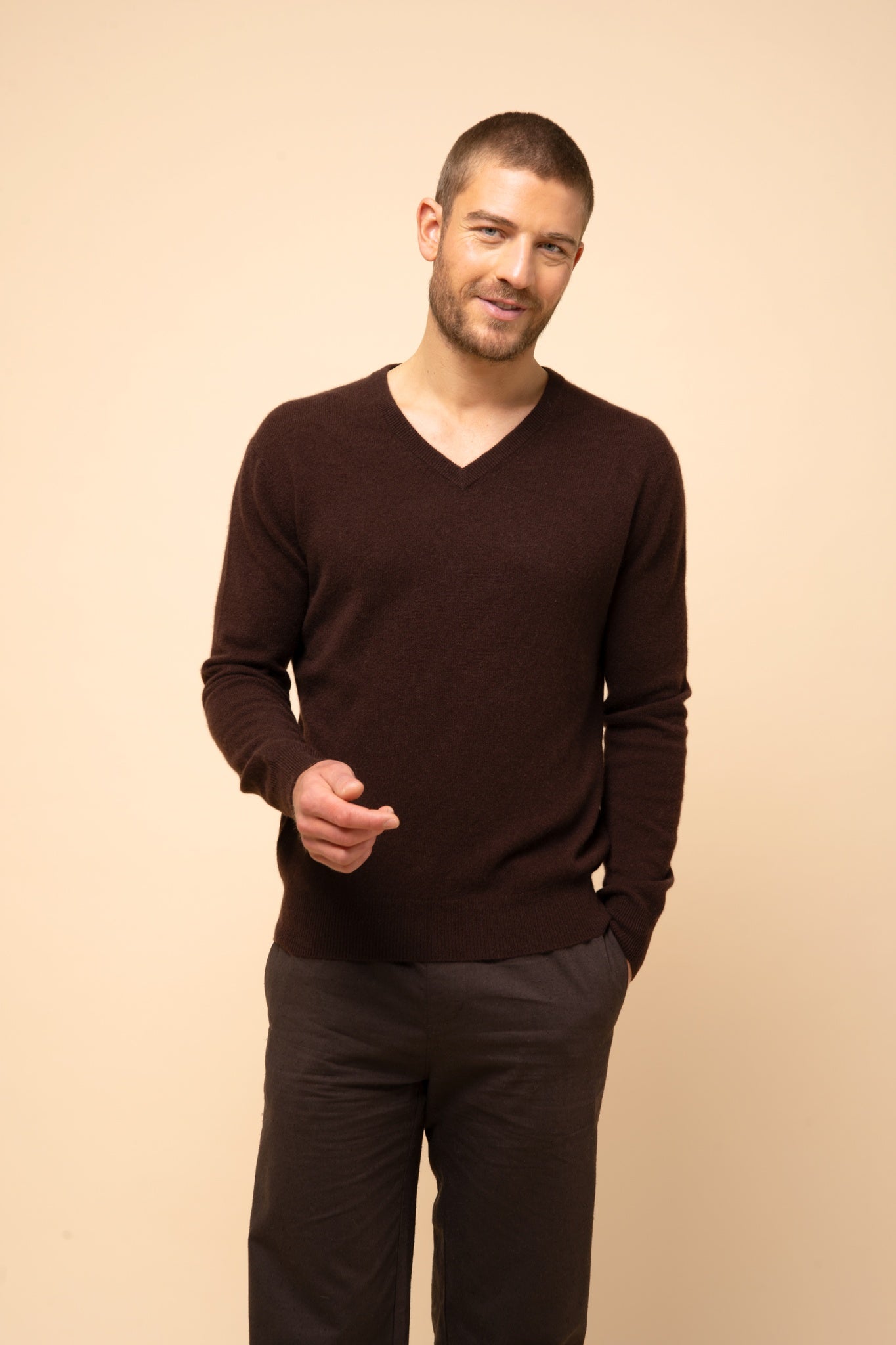 WALT pull col v choco