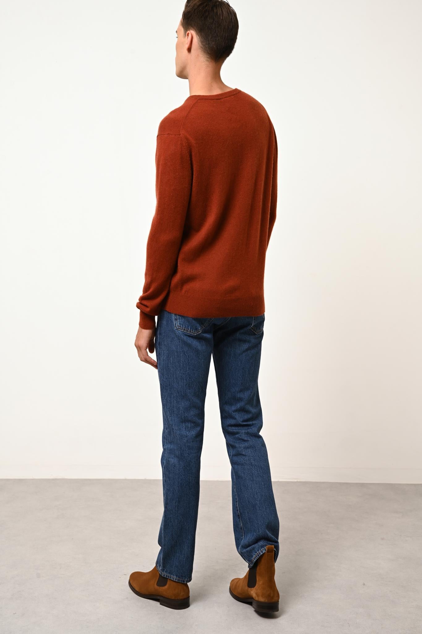 WALT v-neck sweater squirrel