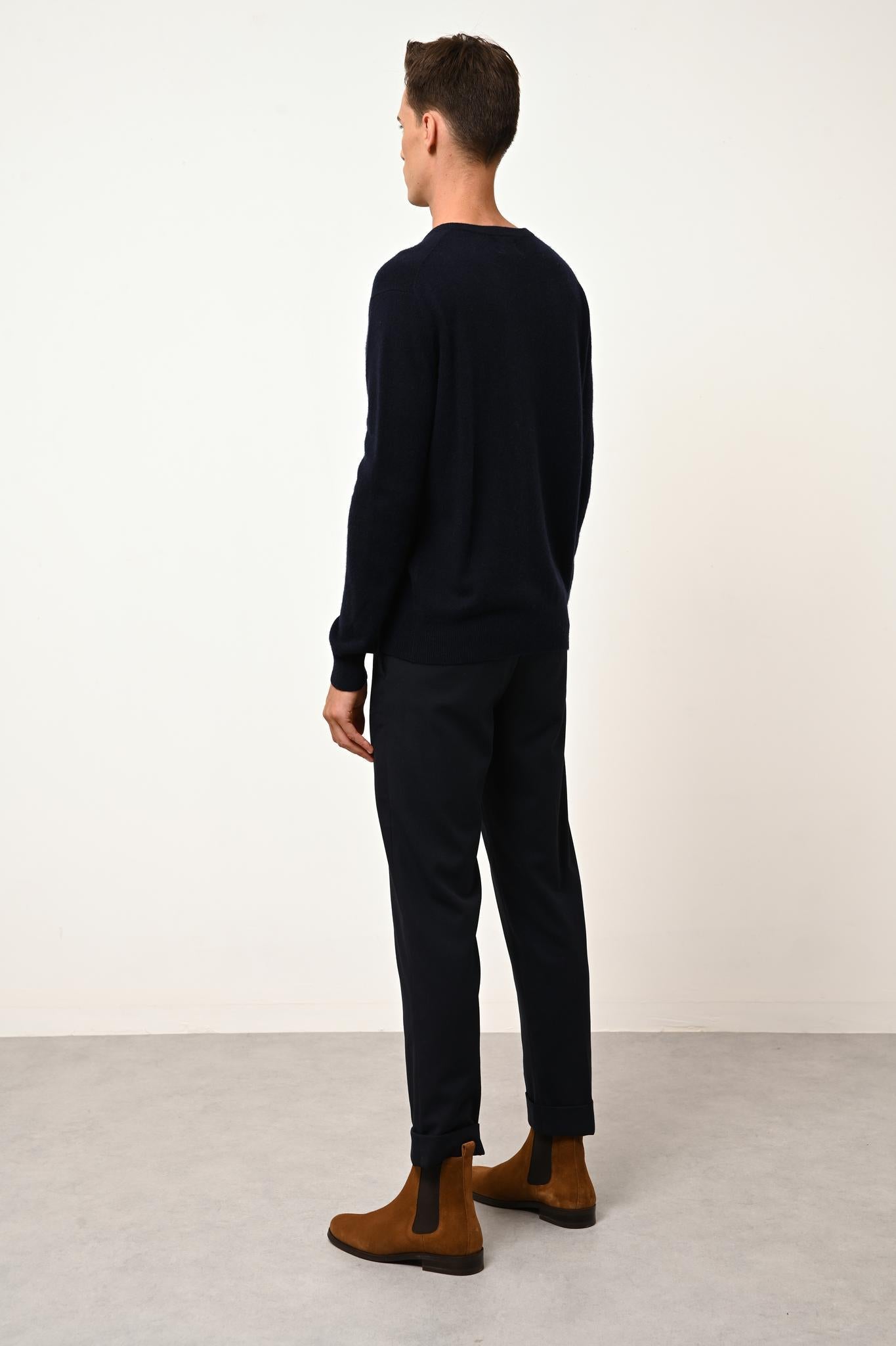 WALT v-neck sweater navy