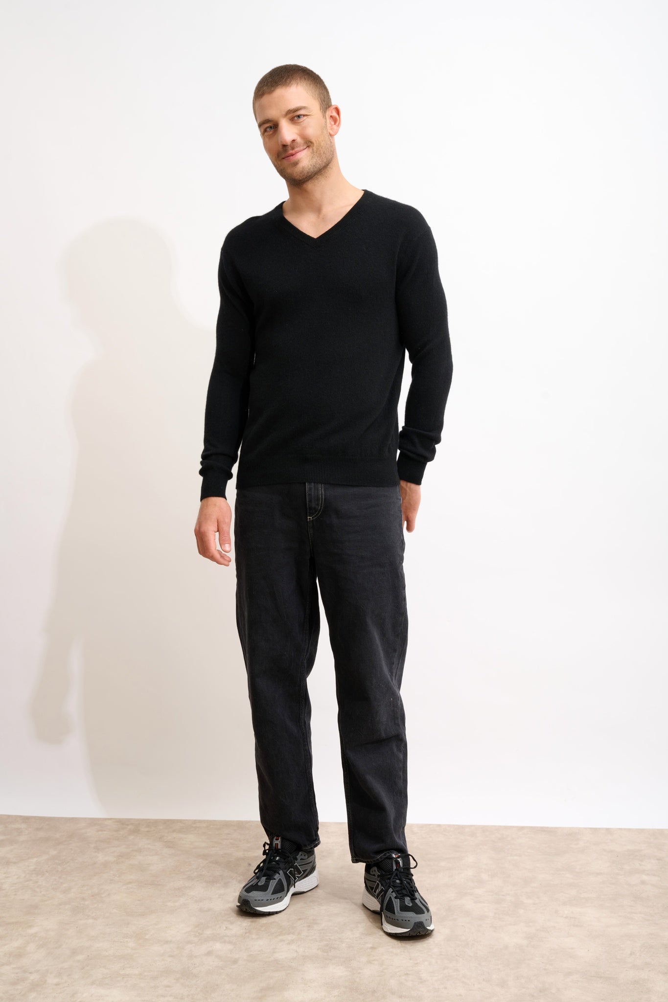 WALT pull col v noir