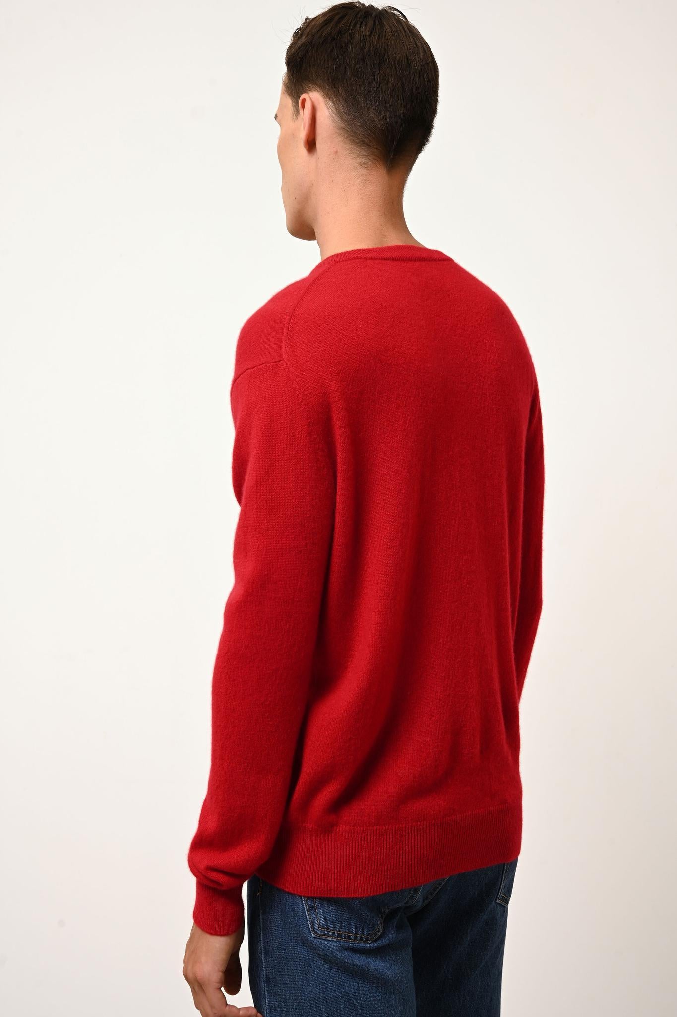 WALT red v-neck sweater