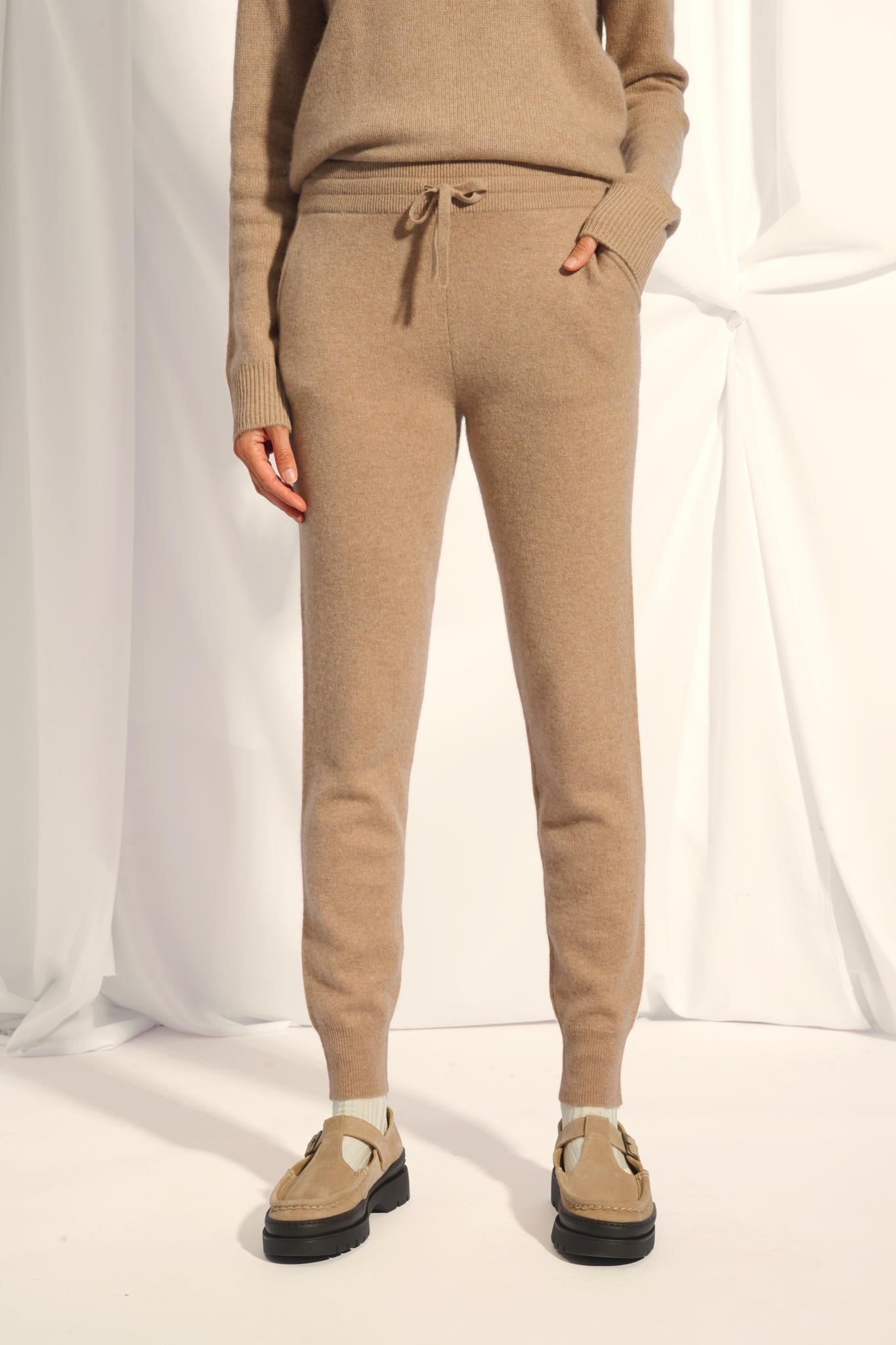 WENDY camel mottled jogging suit