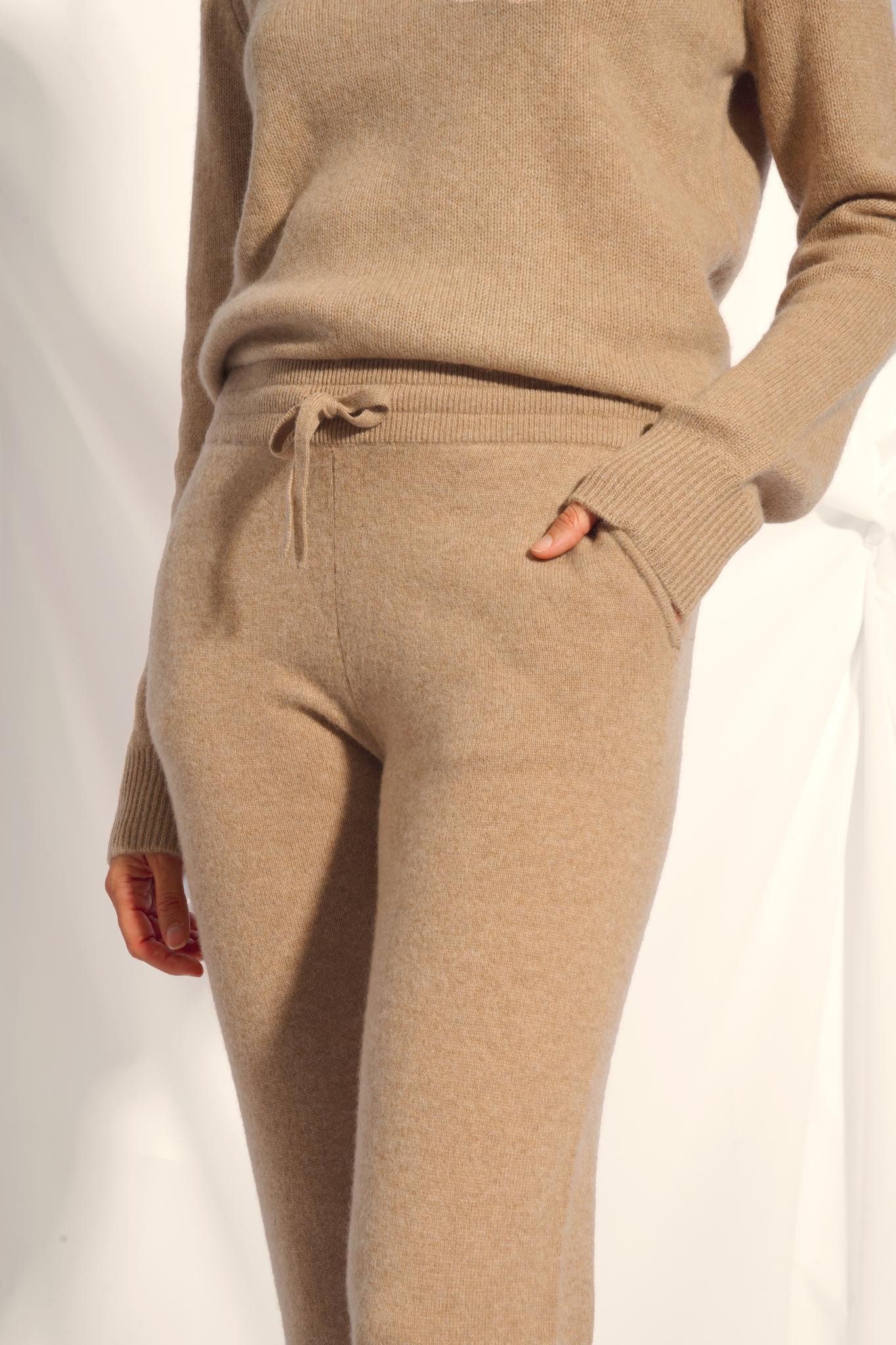 WENDY camel mottled jogging suit