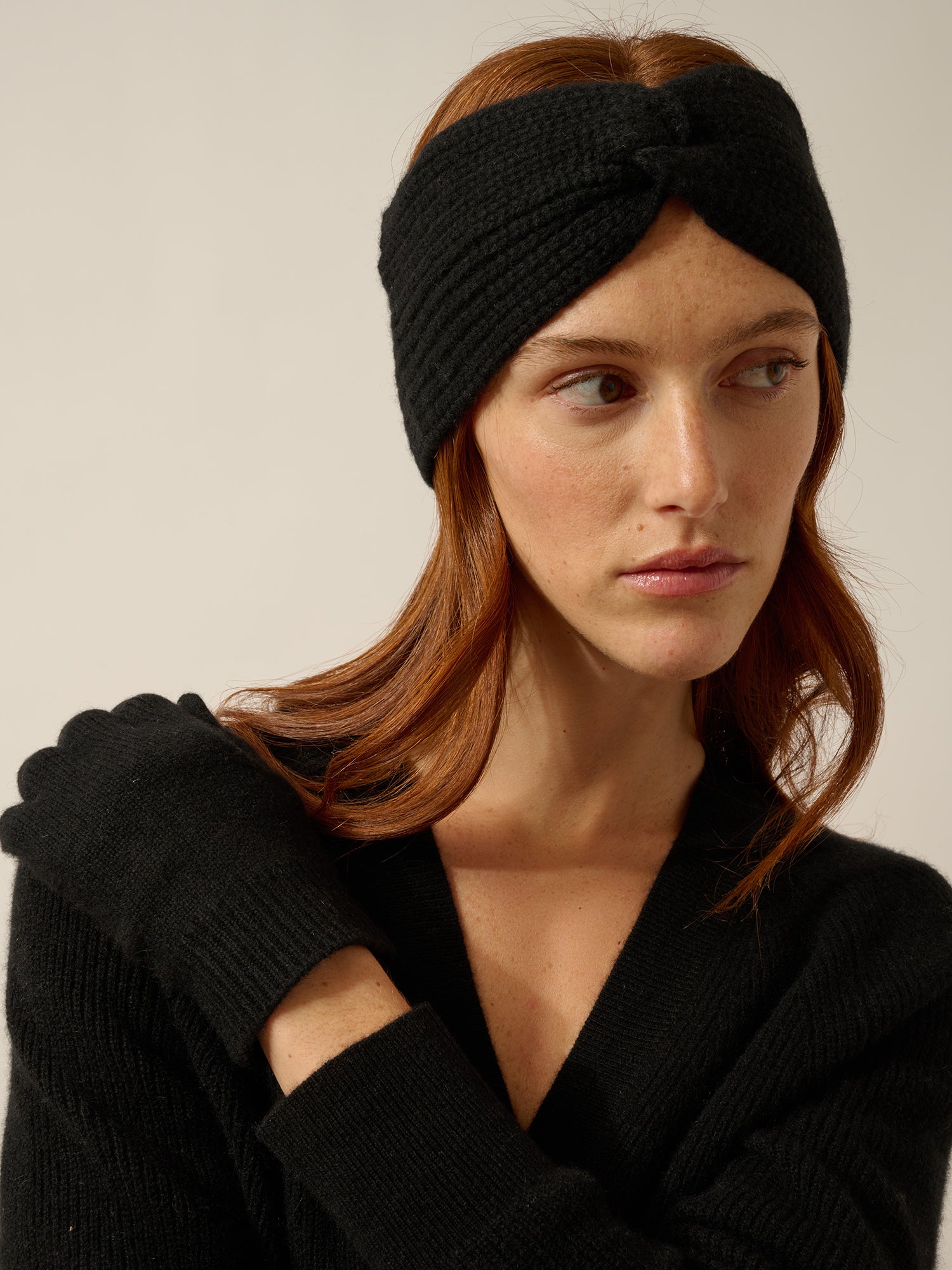 YANN gants 4 fils noir