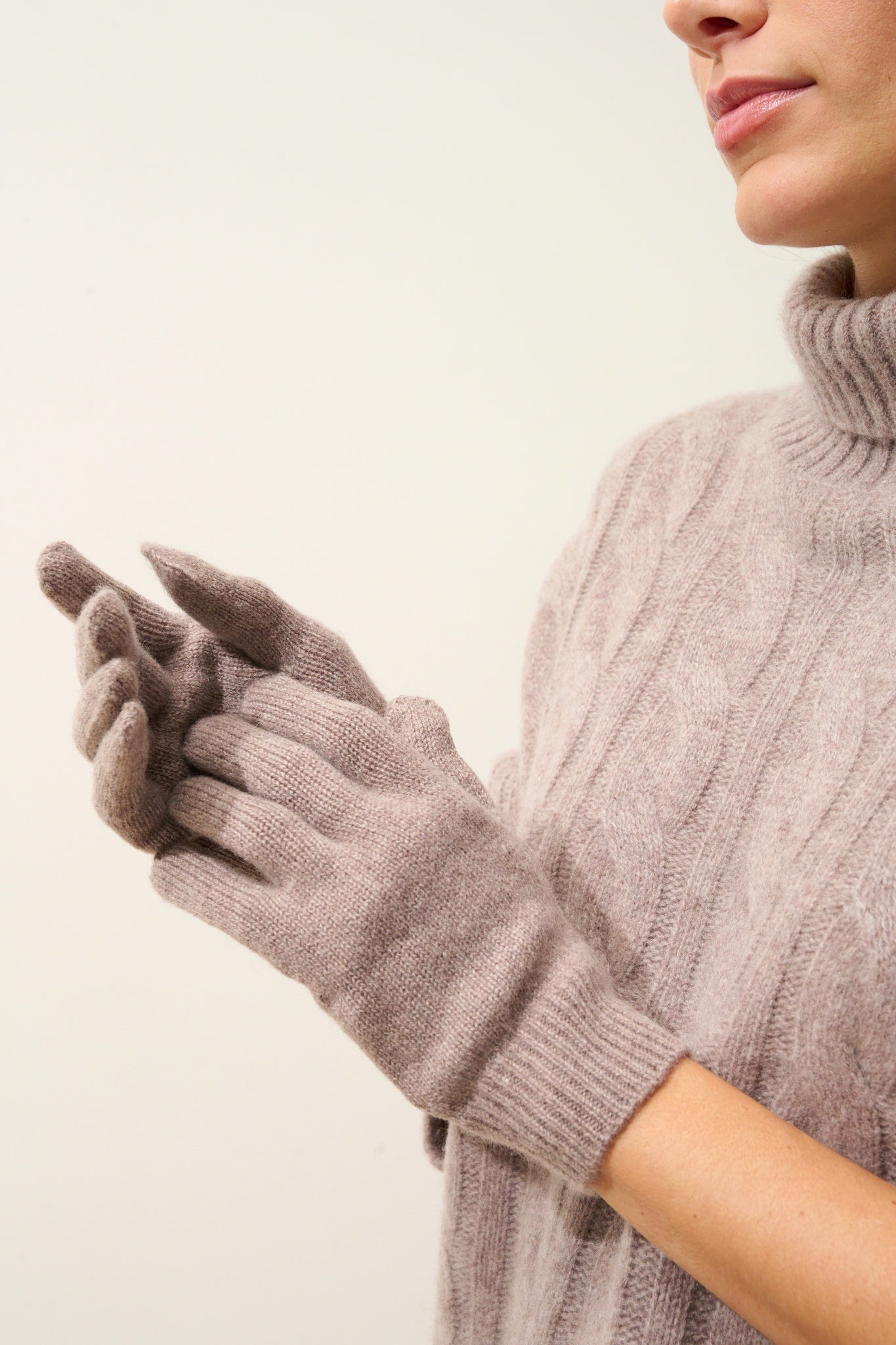 YANN gants caribou chiné