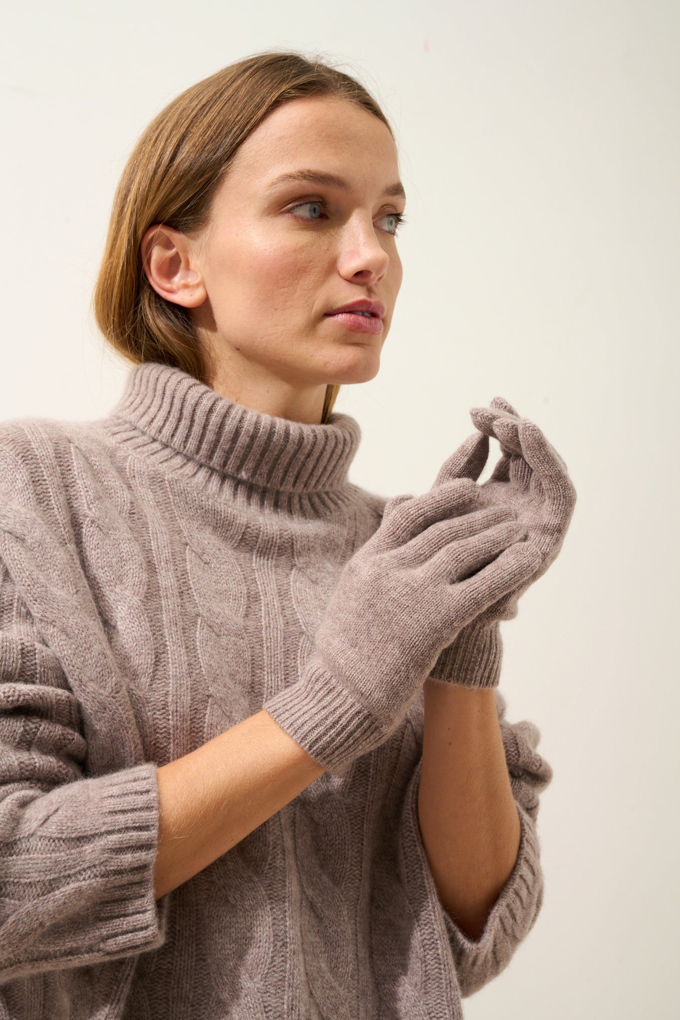 YANN gants caribou chiné