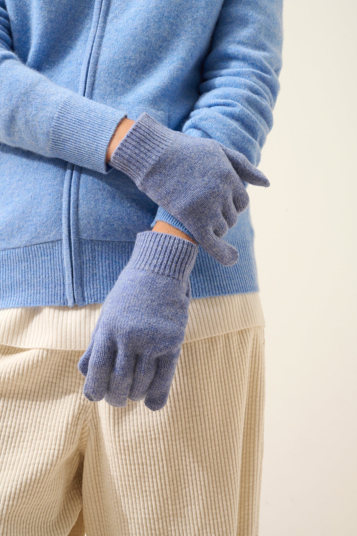 YANN gloves sky heather