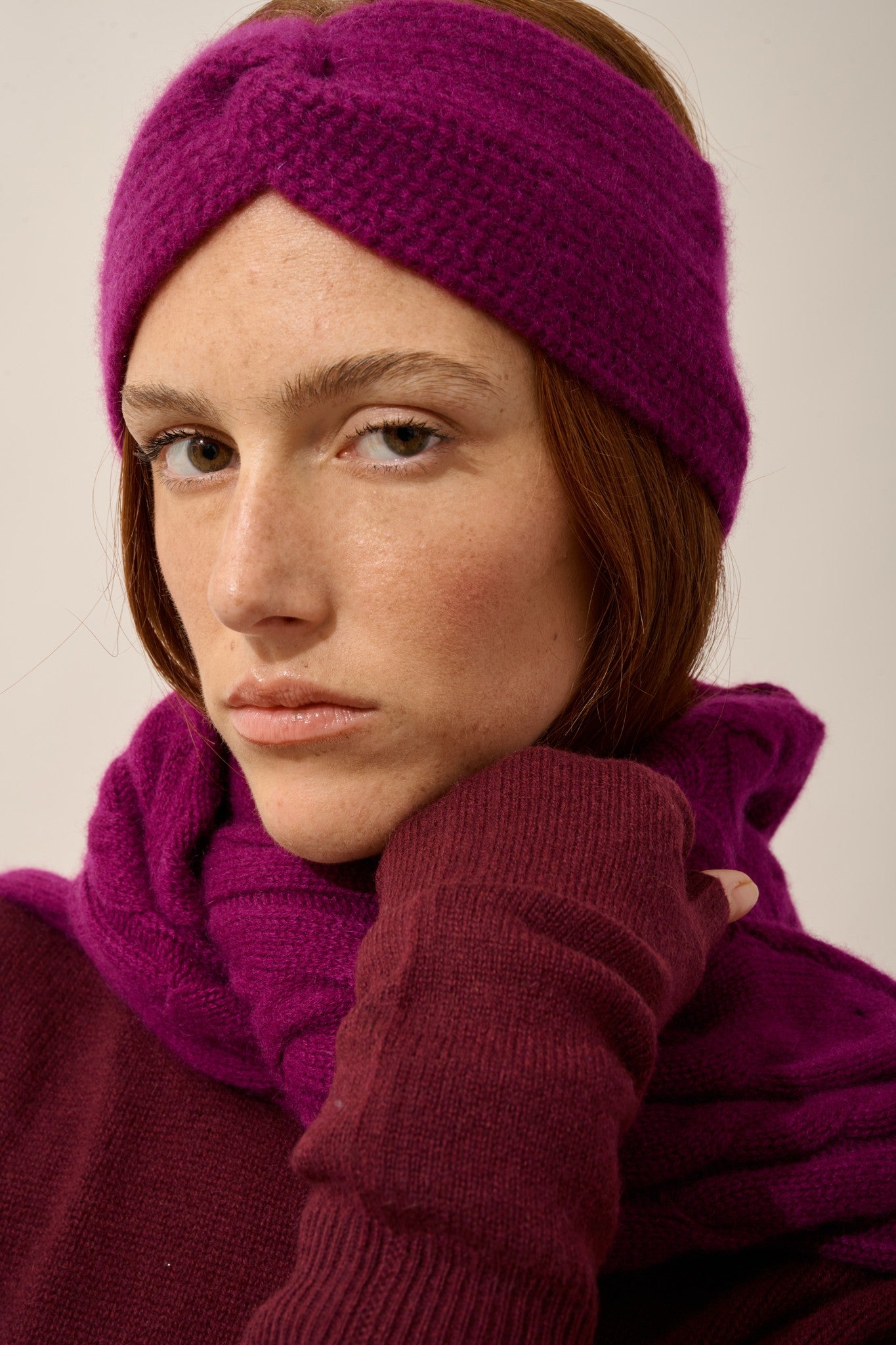 ylfa bandeau 8 fils prune