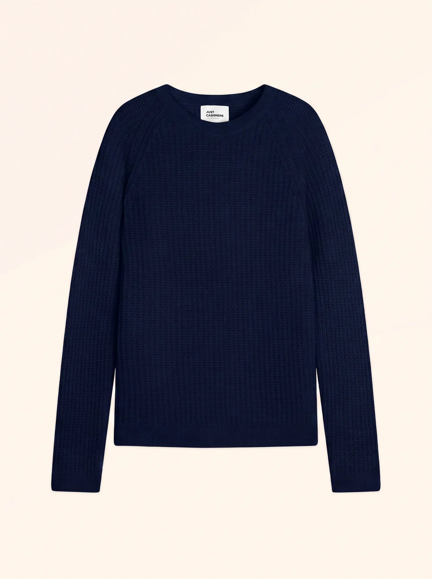 ASTRÉE Pull Col Rond 6 Fils Bleu Marine