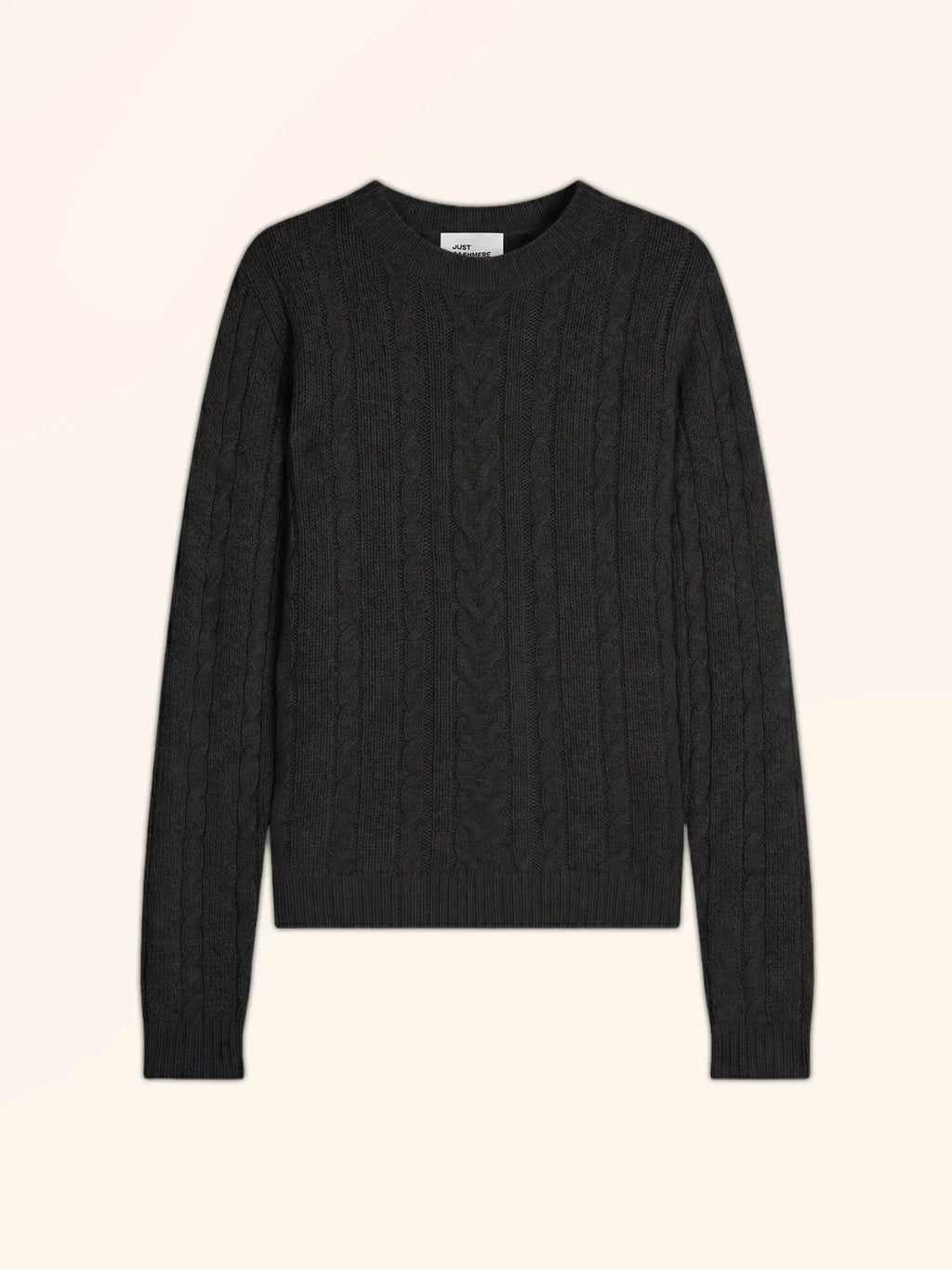 OLIVIA Pull Col Rond 8 Fils Noir