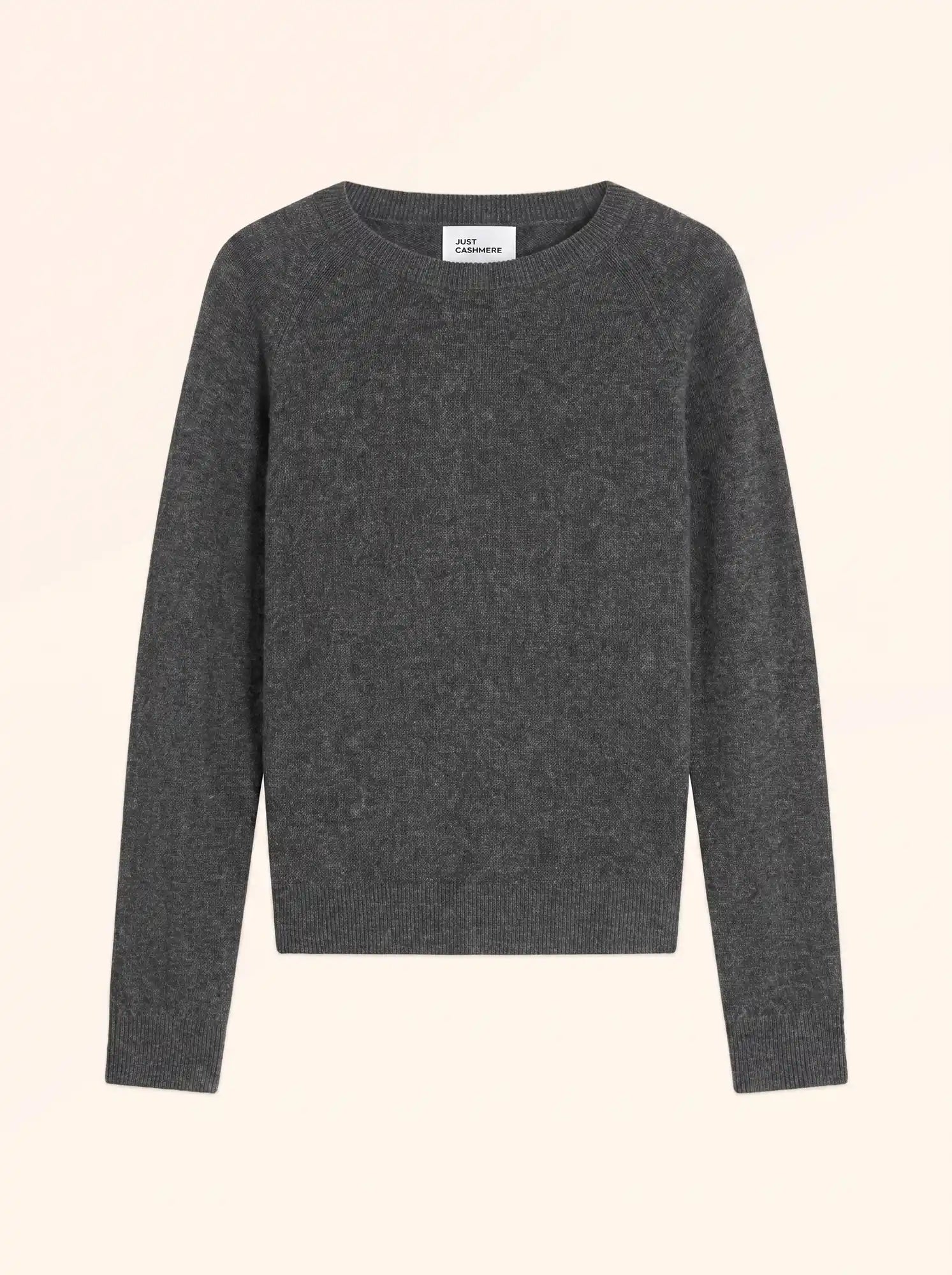 NORENA Pull Col Rond Anthracite Chiné