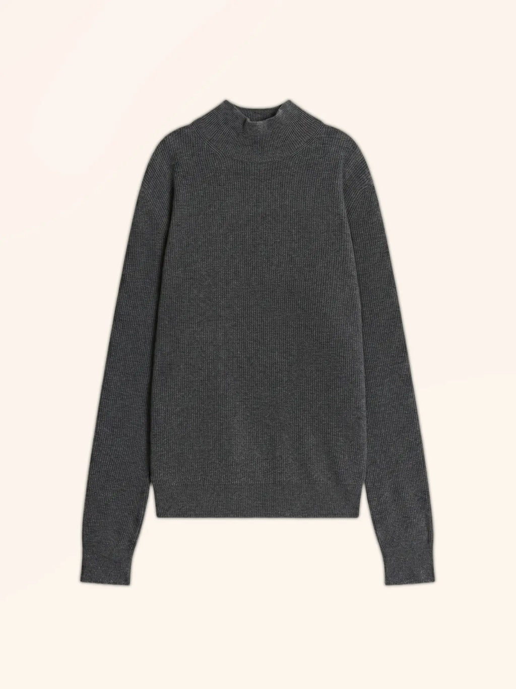 EVA Pull Col Montant Anthracite Chiné