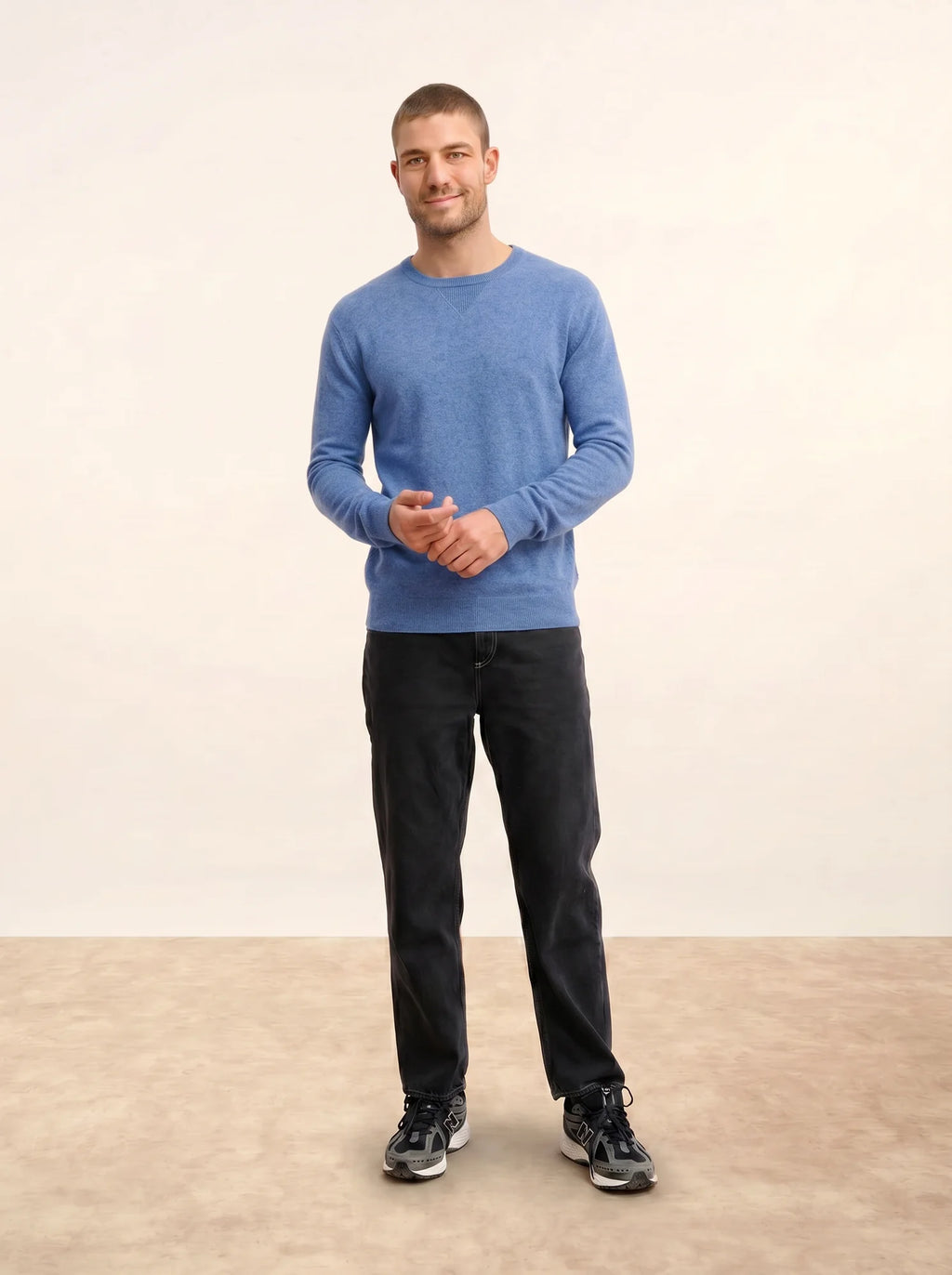 NOE Pull Col Rond Ciel