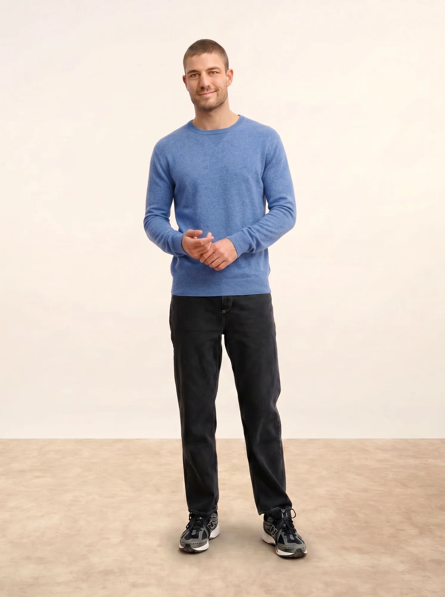 NOE Pull Col Rond Ciel