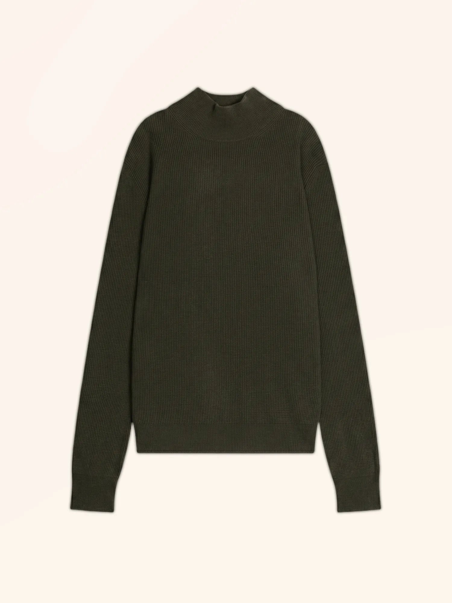 EVA Pull Col Montant Kaki