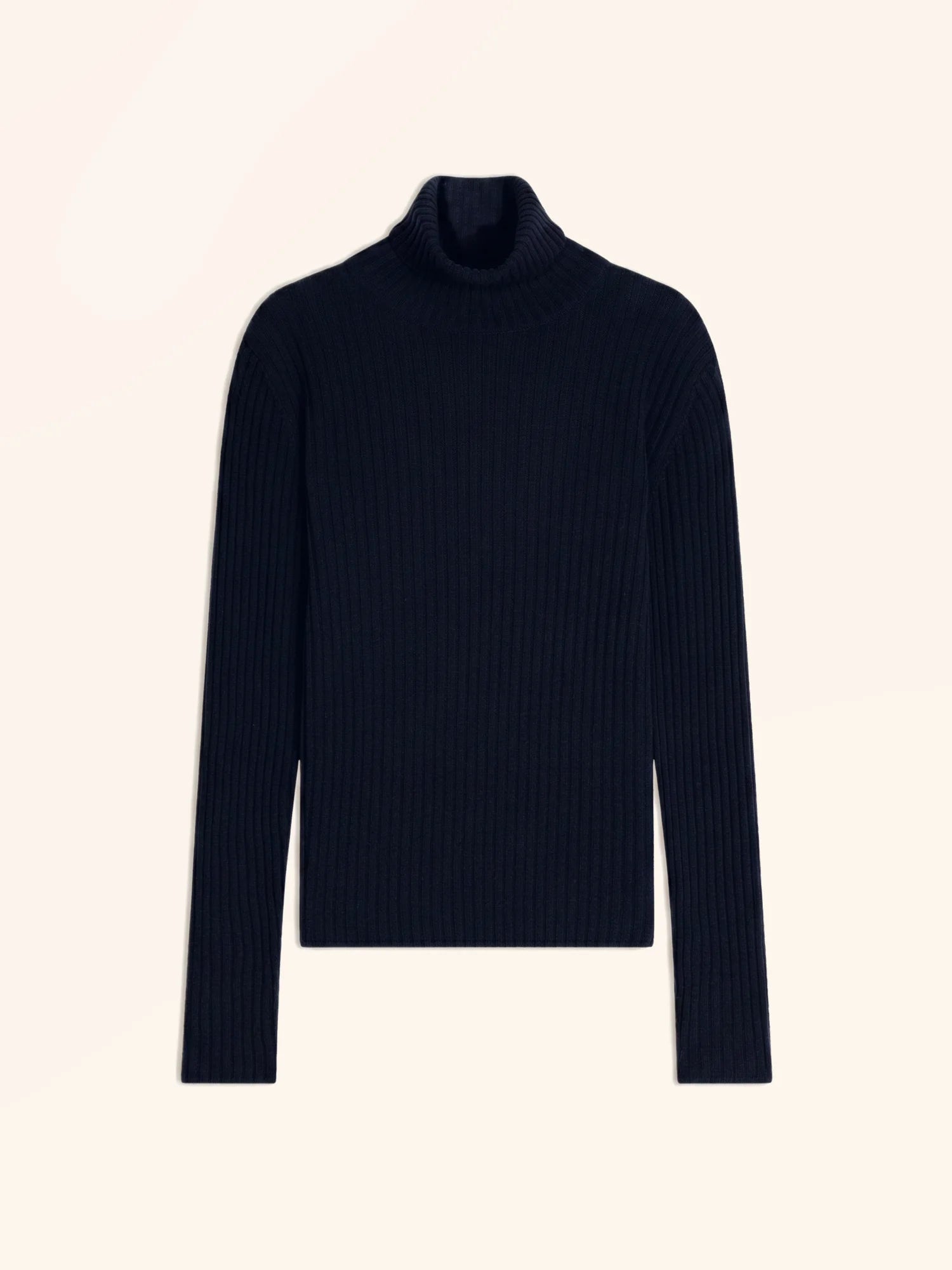 MIRAYA Pull Col Roulé Bleu Marine