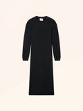 HELENA Robe Col Rond Noir