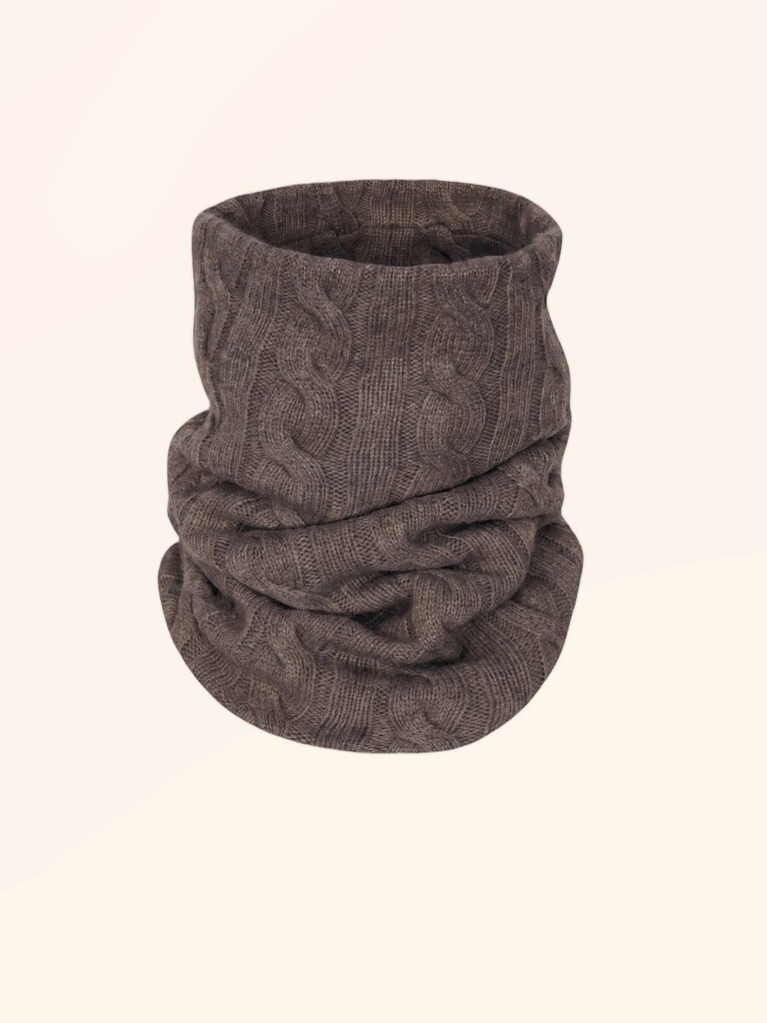 ROBBIE Tour de Cou 4 Fils Taupe Chiné