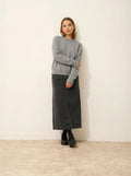 LAVINIA Pull Col Rond 4 Fils Nuage Chiné