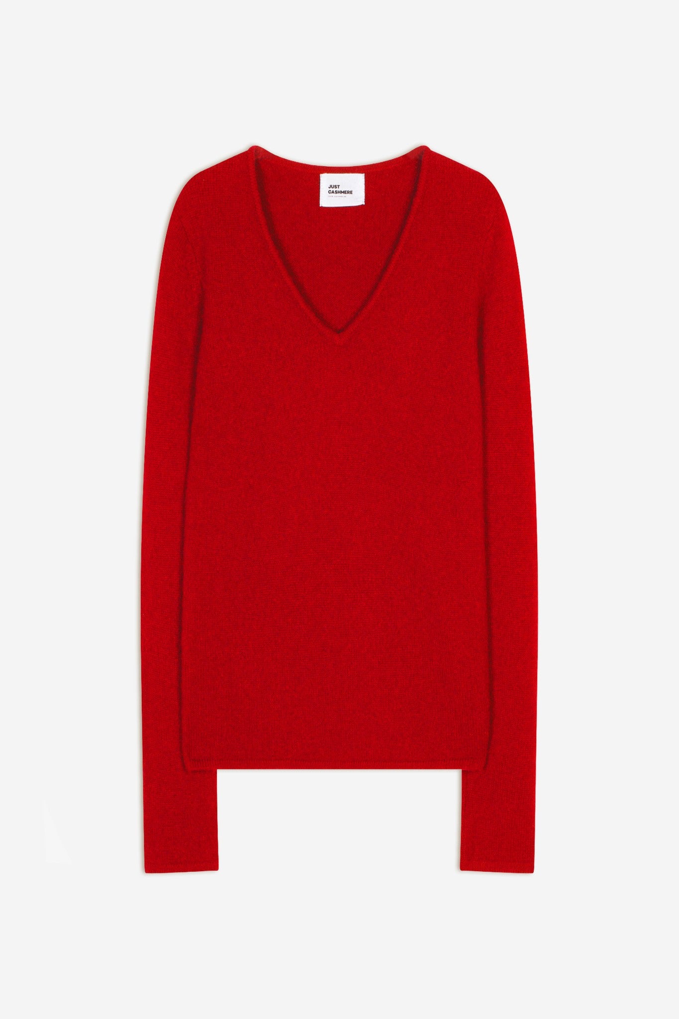 abby pull col v rouge