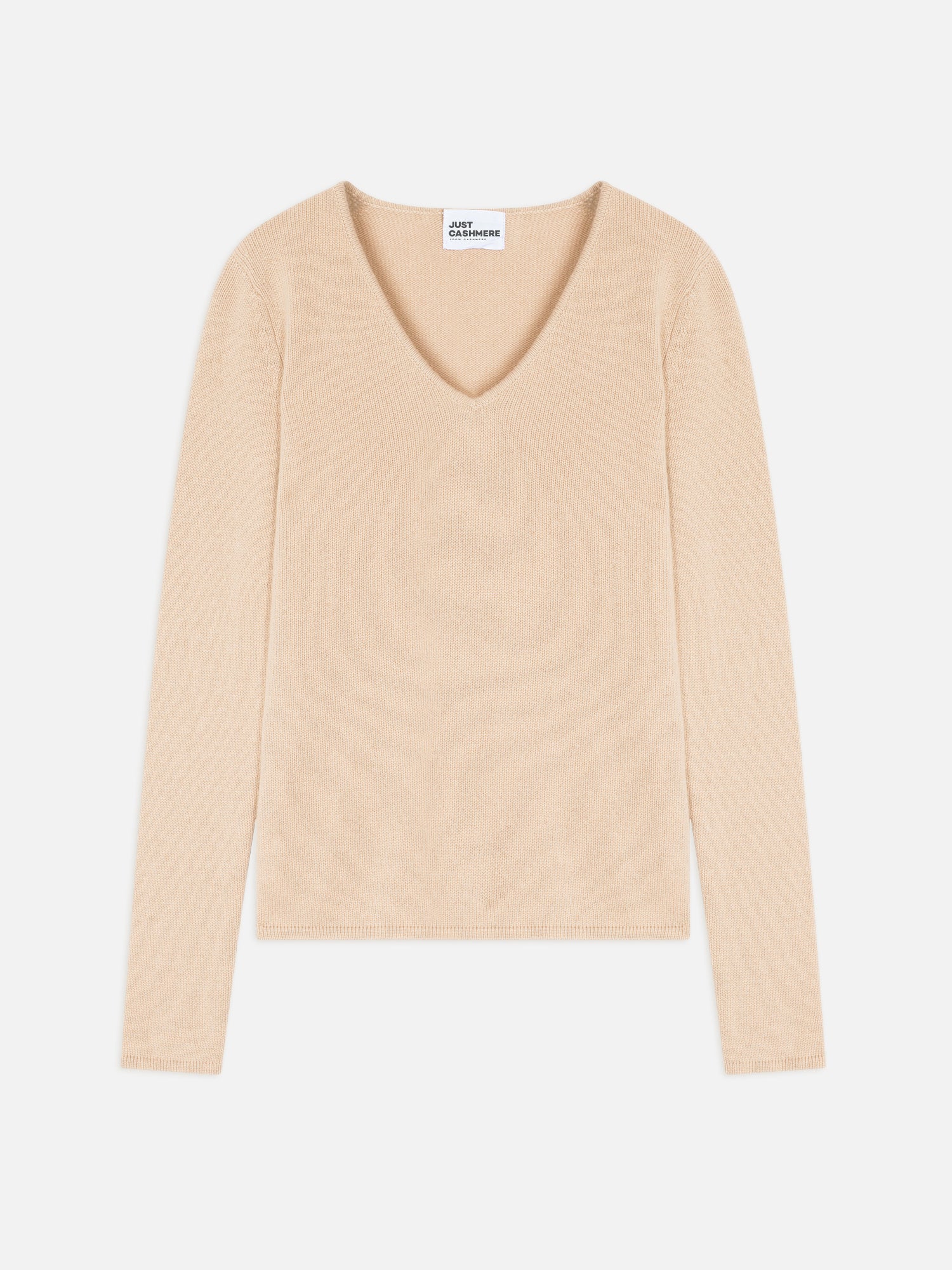 ABBY v-neck sweater sand