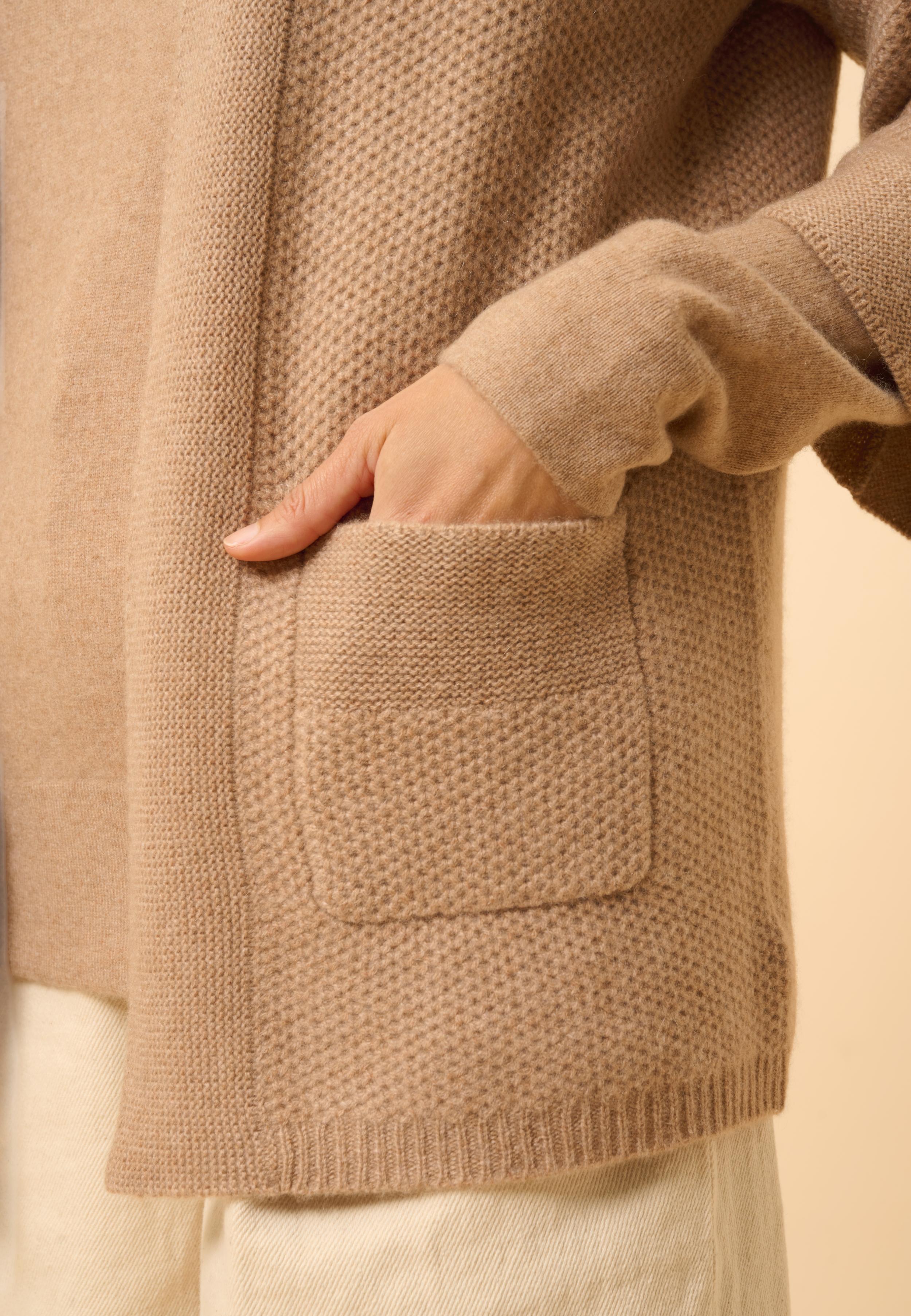 ABOYNE veste  camel chiné